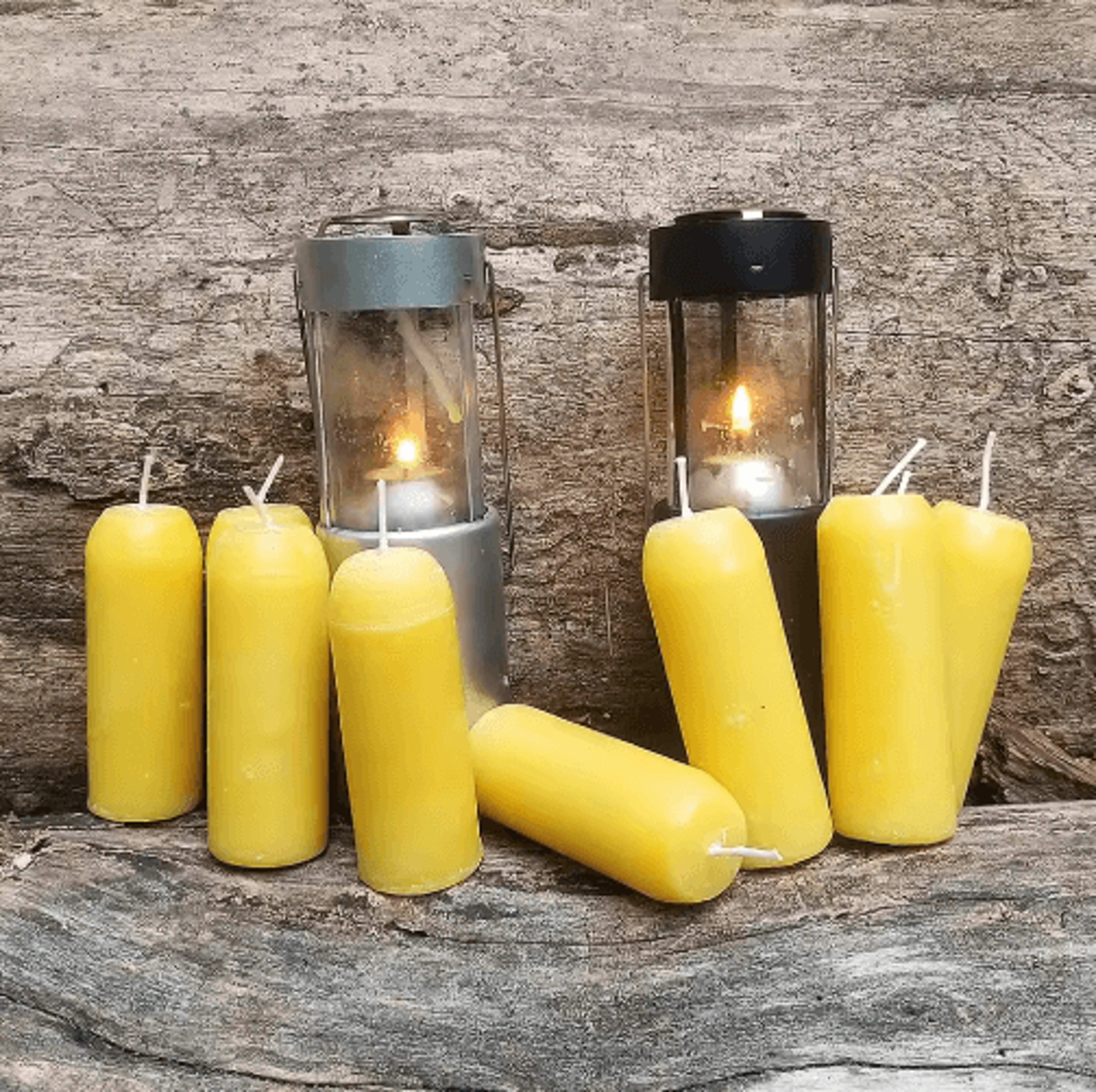 6/12 pack natural beeswax tealight candles – honey scented prayer & decorative candles