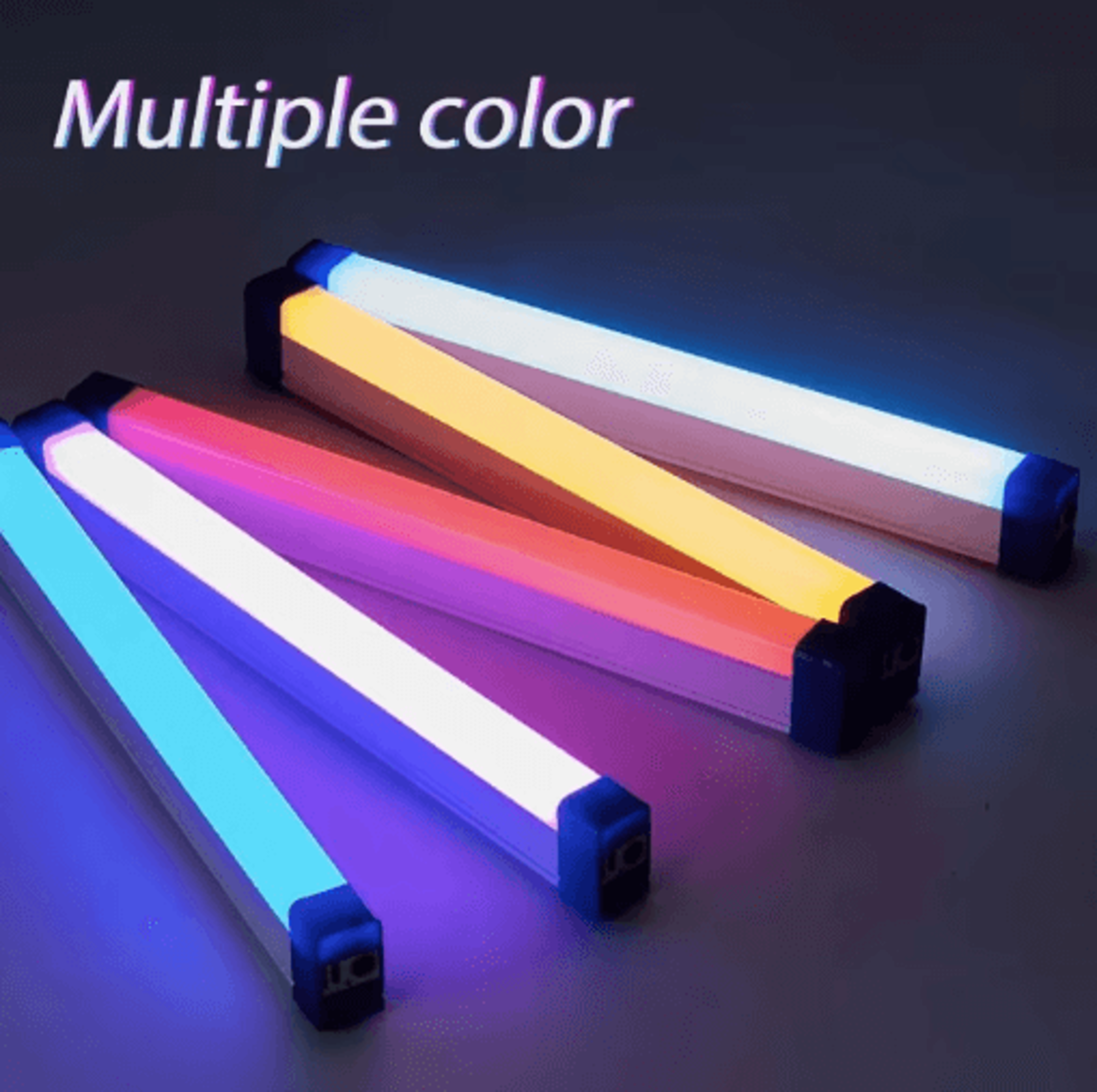 32cm rgb led tube light – usb rechargeable colorful light stick for photography & room decor