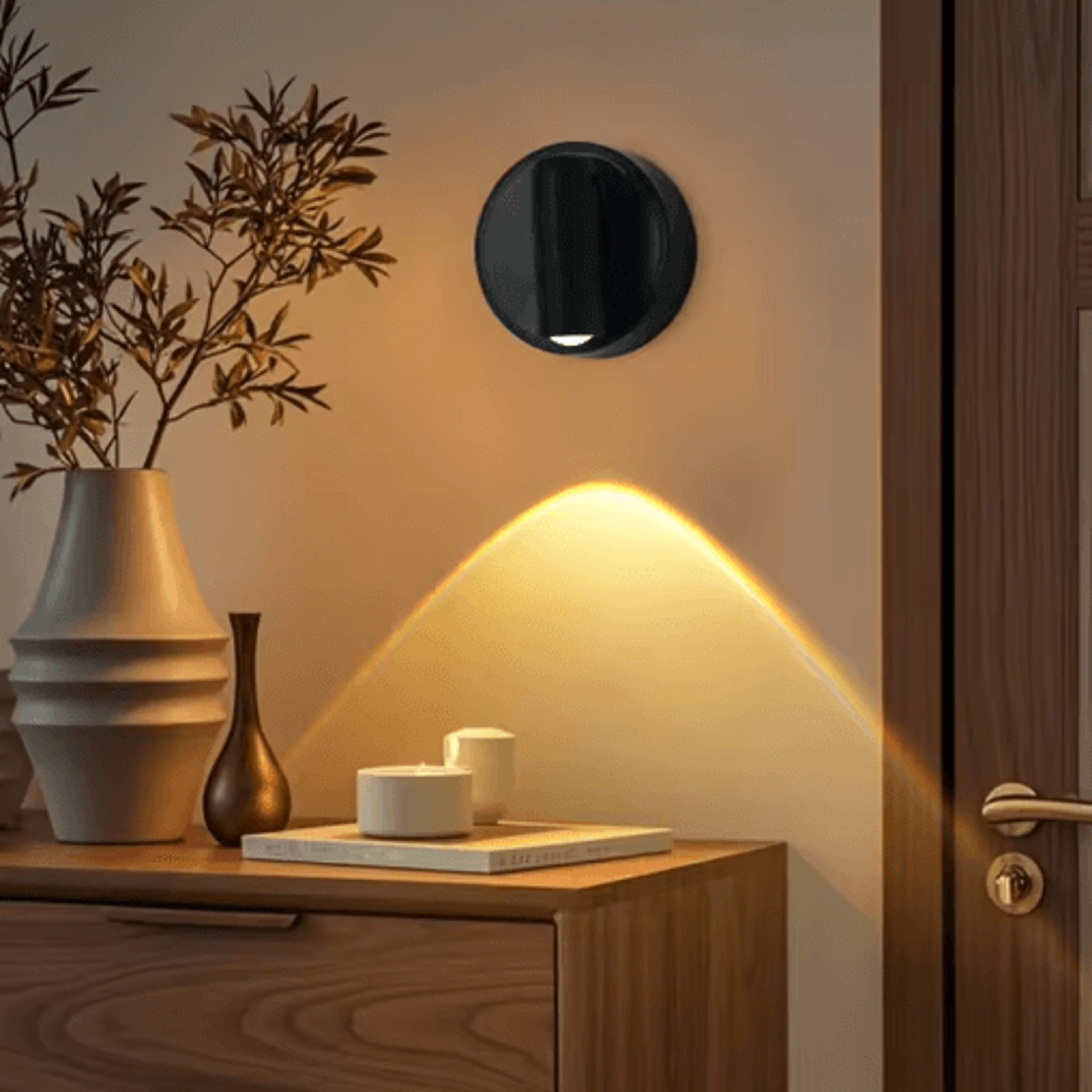 magnetic usb rechargeable led wall light cordless touch dimmable bedside reading lamp