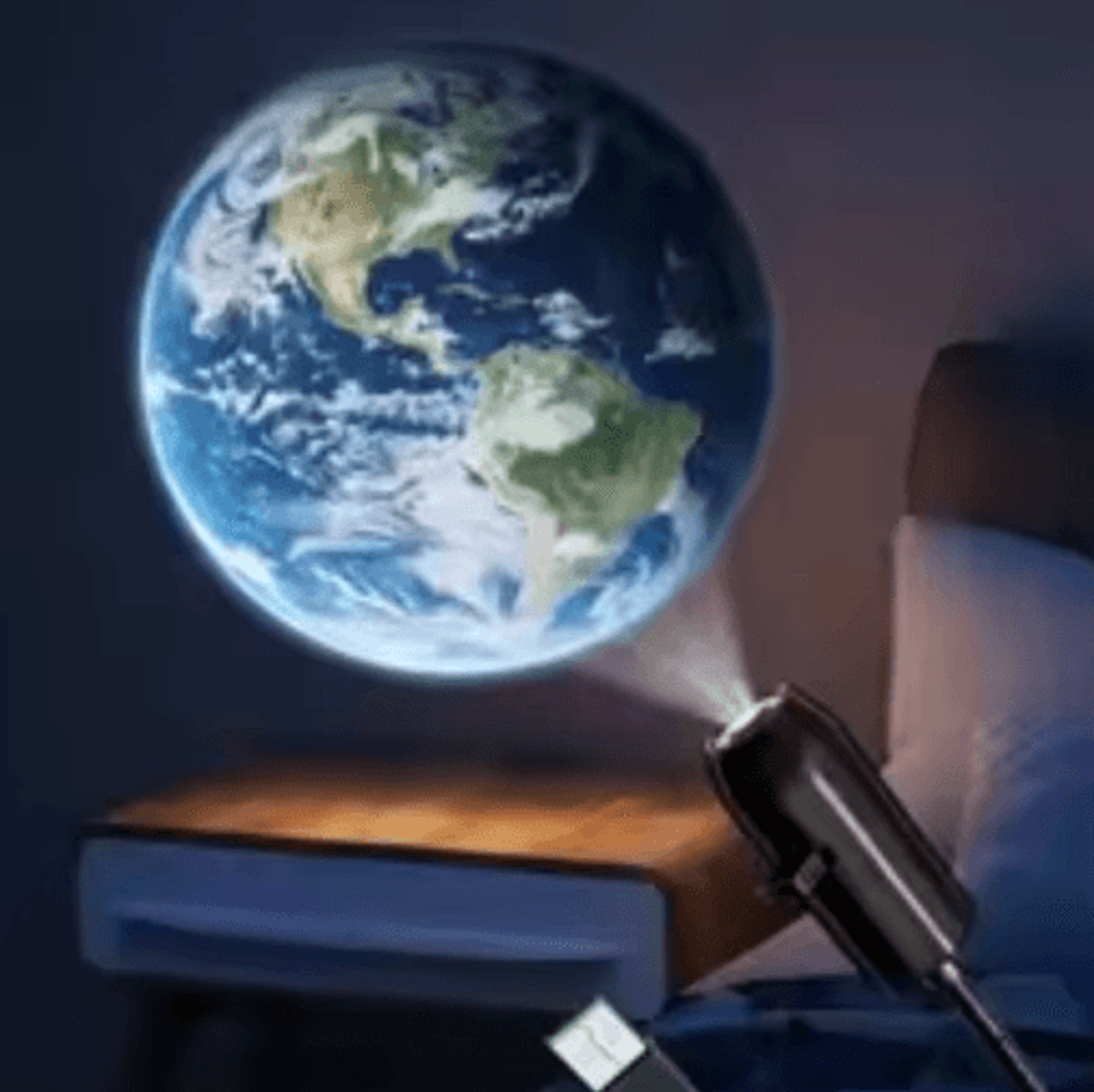 moon & earth planet projection night light – usb bedroom ceiling & wall atmosphere projector