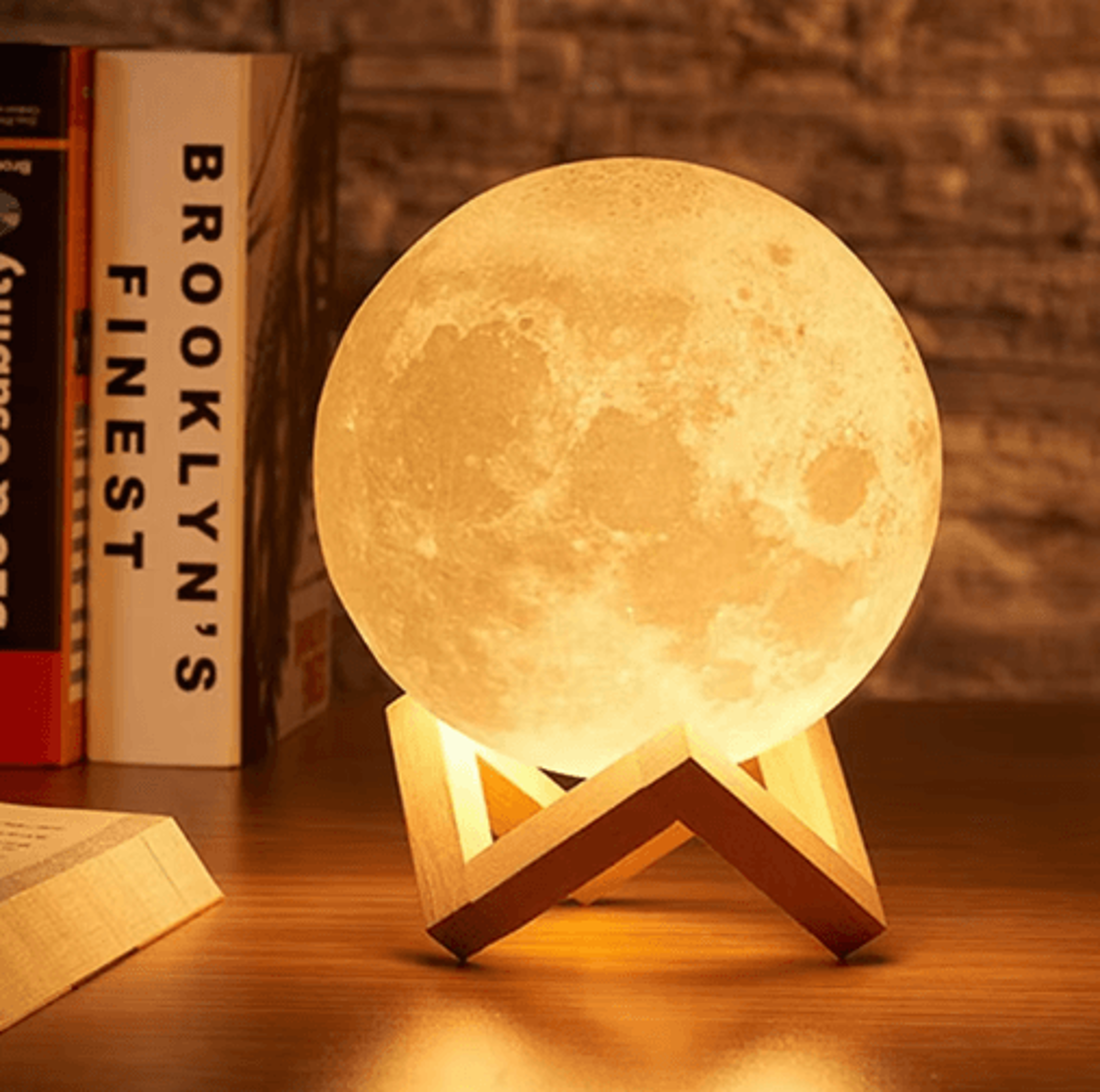 led moon & galaxy book light – decorative night lamp for kids bedroom & birthday gifts