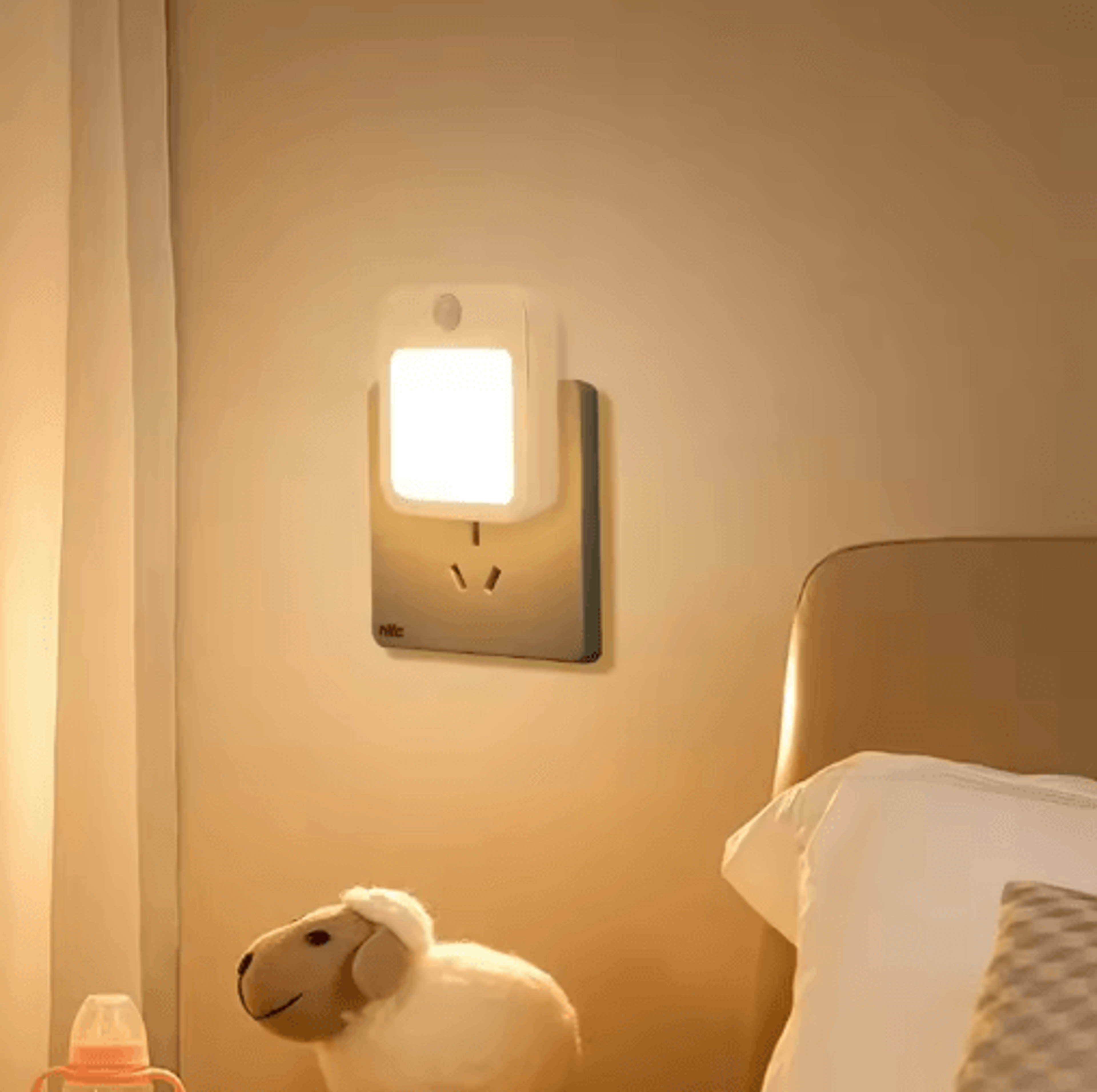 homefish rechargeable motion sensor led light – wireless usb closet & under-cabinet night lamp