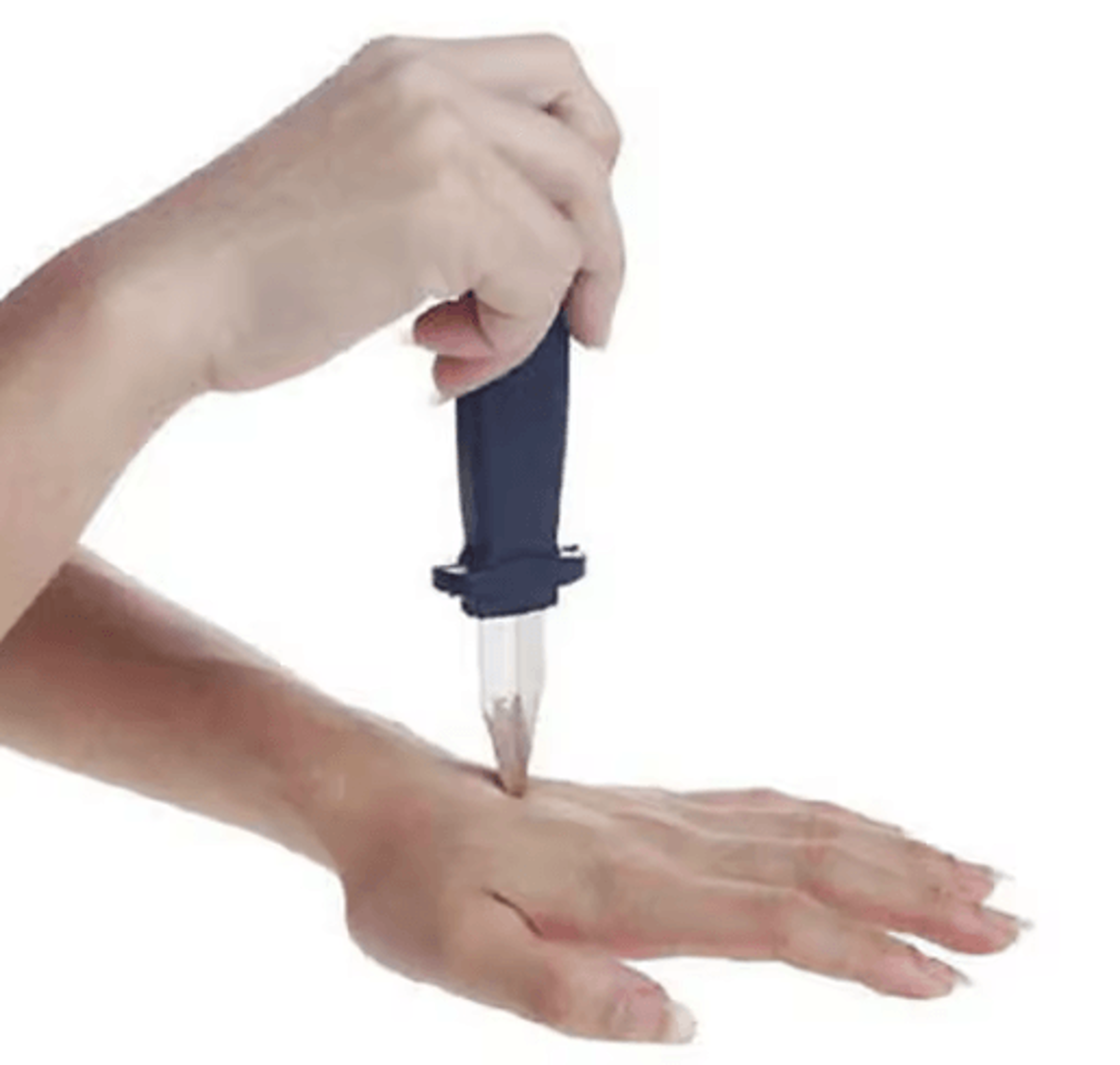 18cm retractable fake knife toy – telescopic magic trick prop for stage shows & halloween parties
