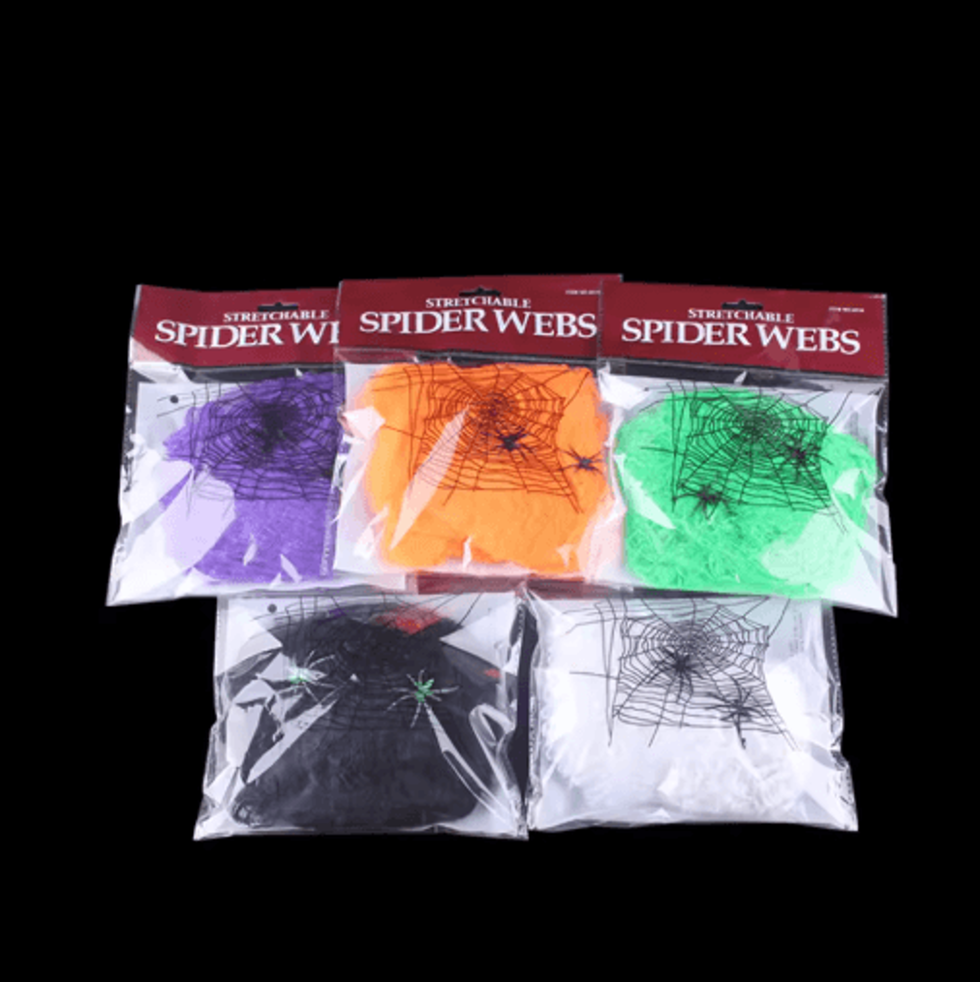 white stretchy halloween spider web – scary cobweb prop for haunted house, bar & party decor