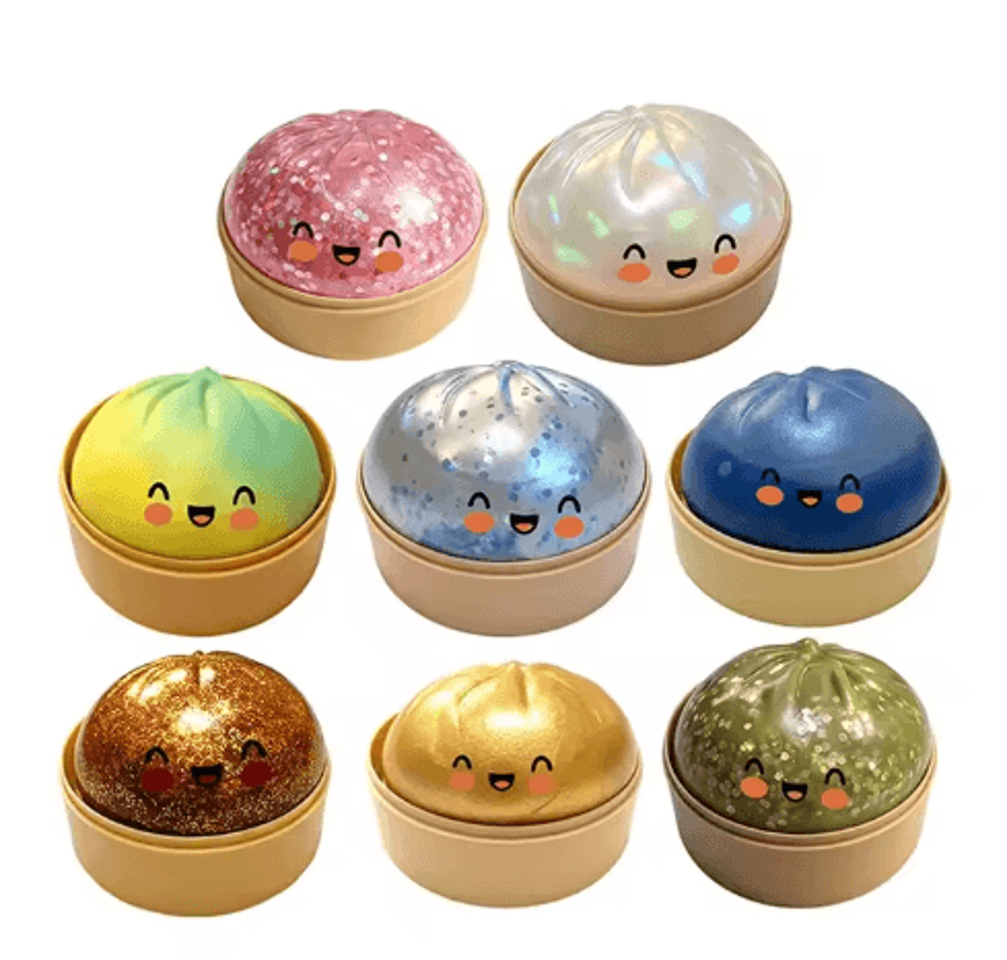 simulation dumpling squishy toy – soft slow-rebound stress relief squeeze ball for kids & adults
