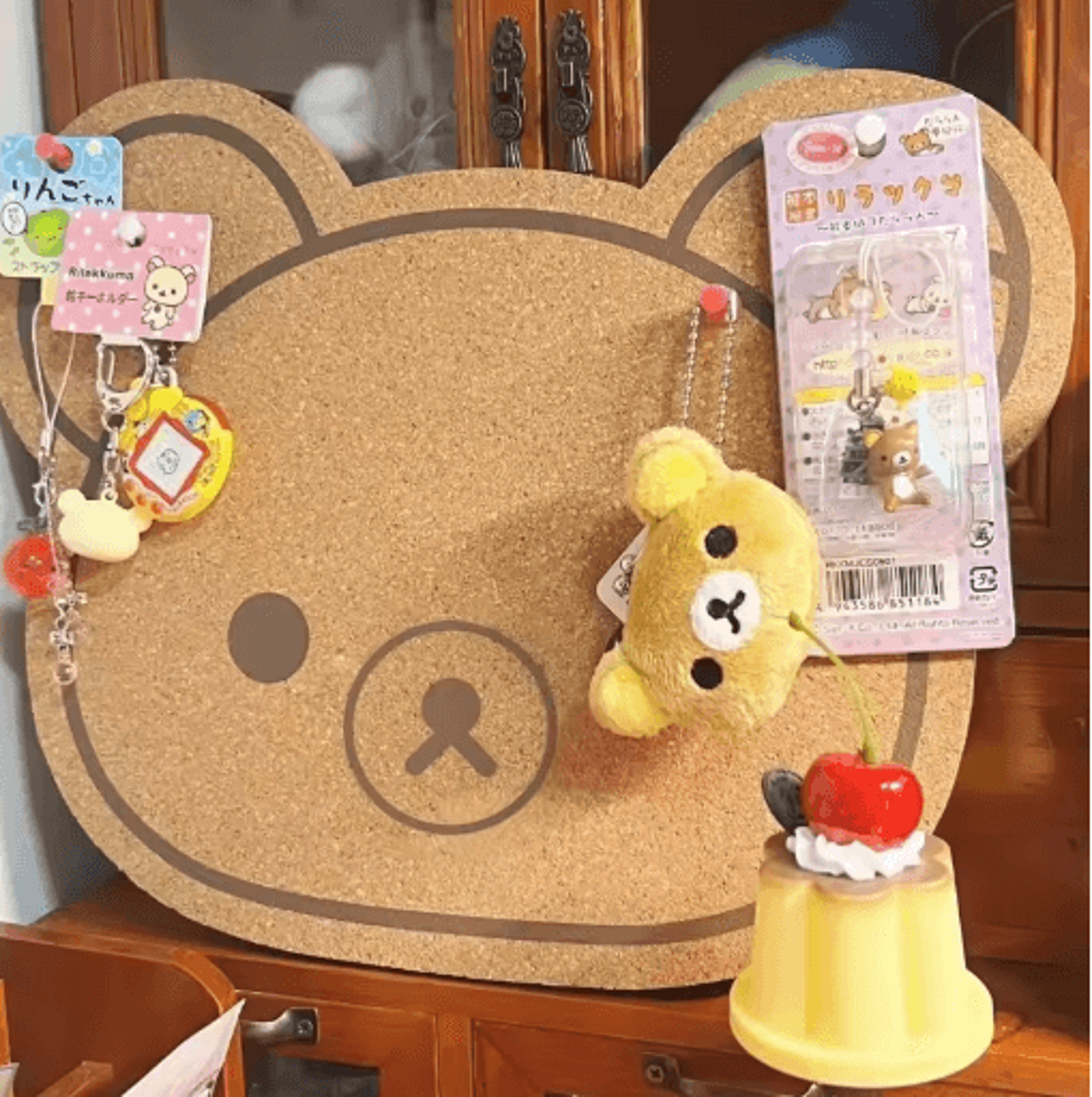 cartoon bear felt wall board – cute felt poster & wall decoration for kids bedroom and playroom