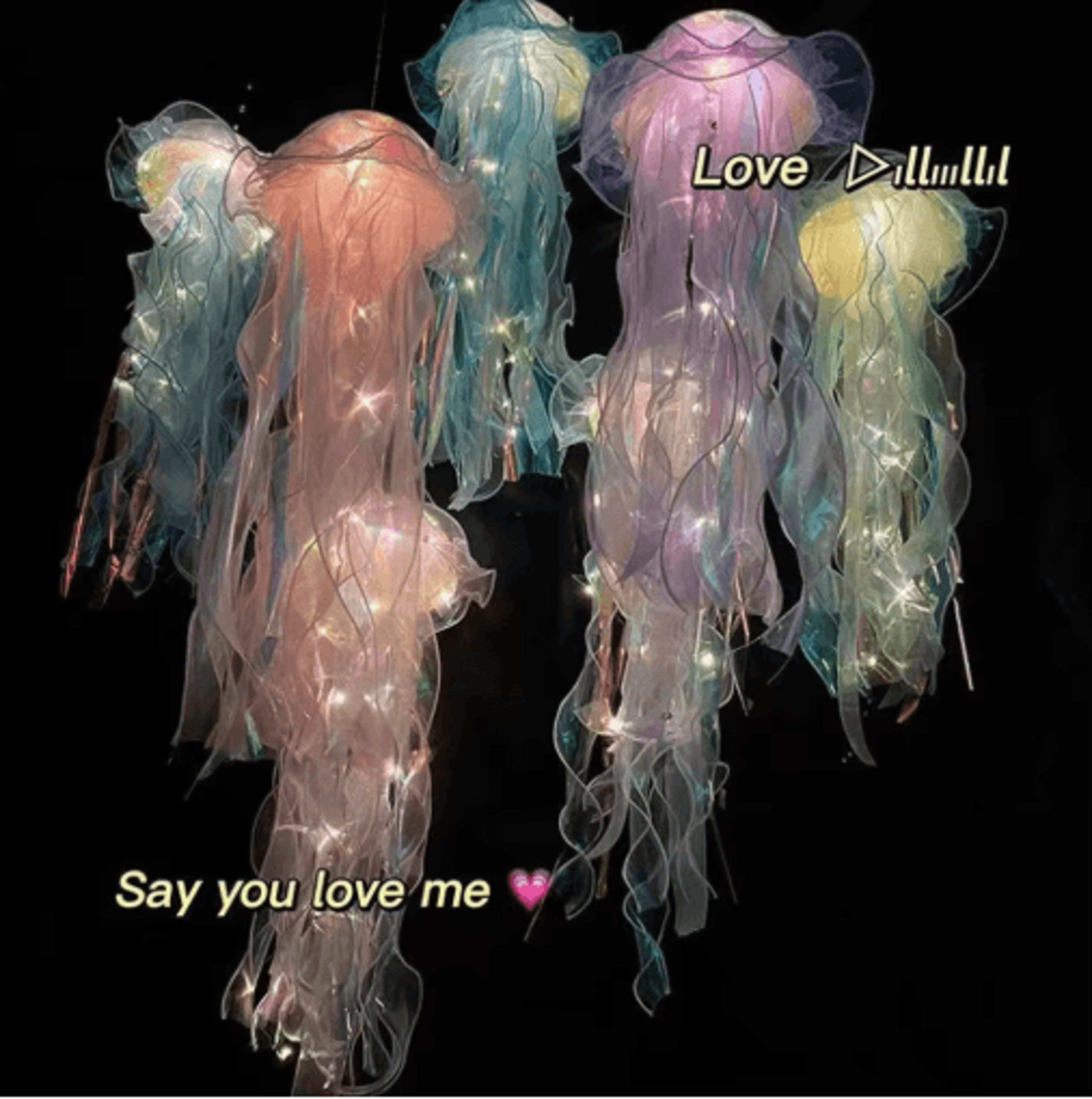 diy colorful jellyfish lantern – under-the-sea mermaid bedroom atmosphere lamp & party decoration