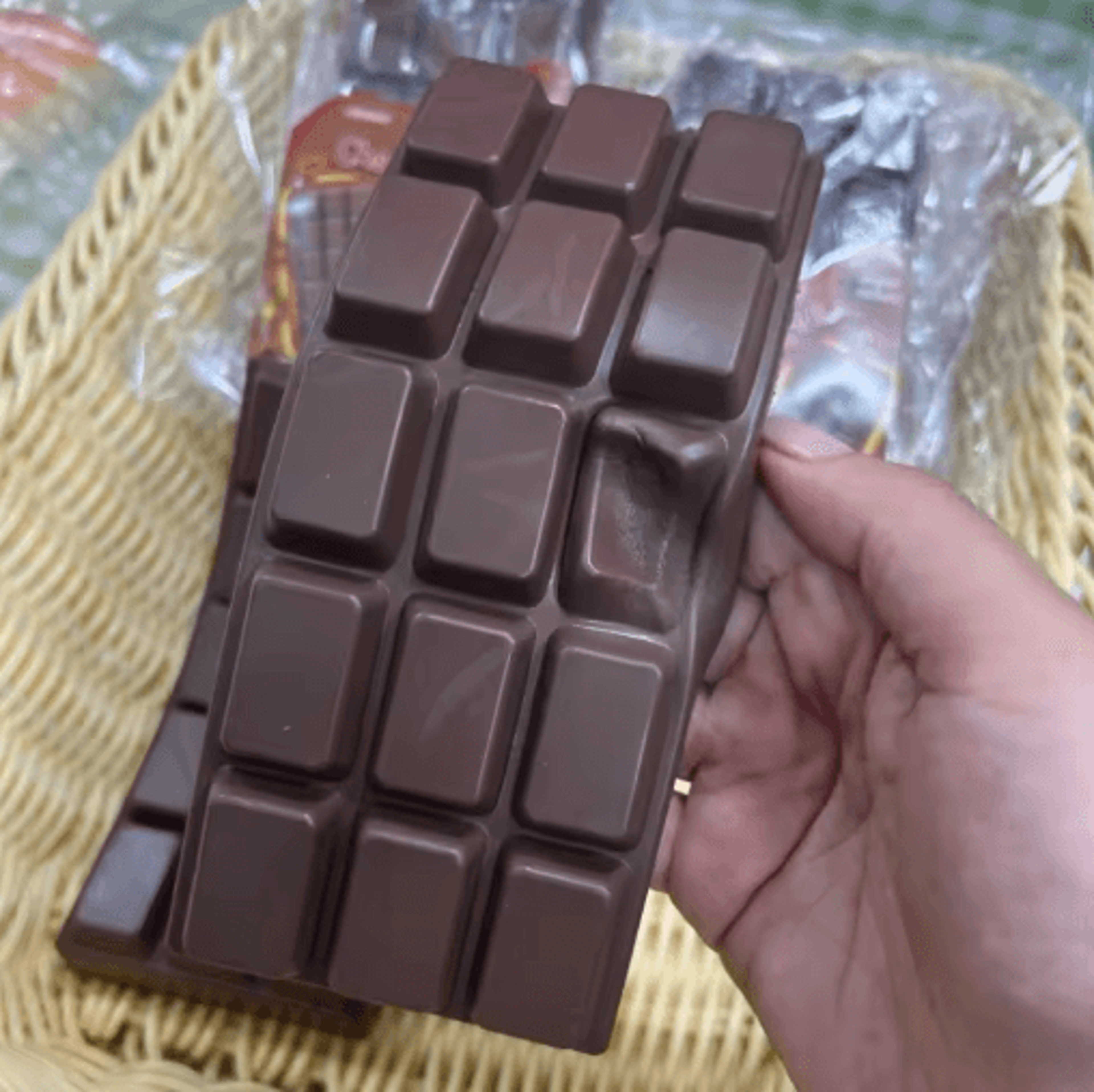 realistic chocolate squishy toy – slow rebound pu stress relief squeeze toy