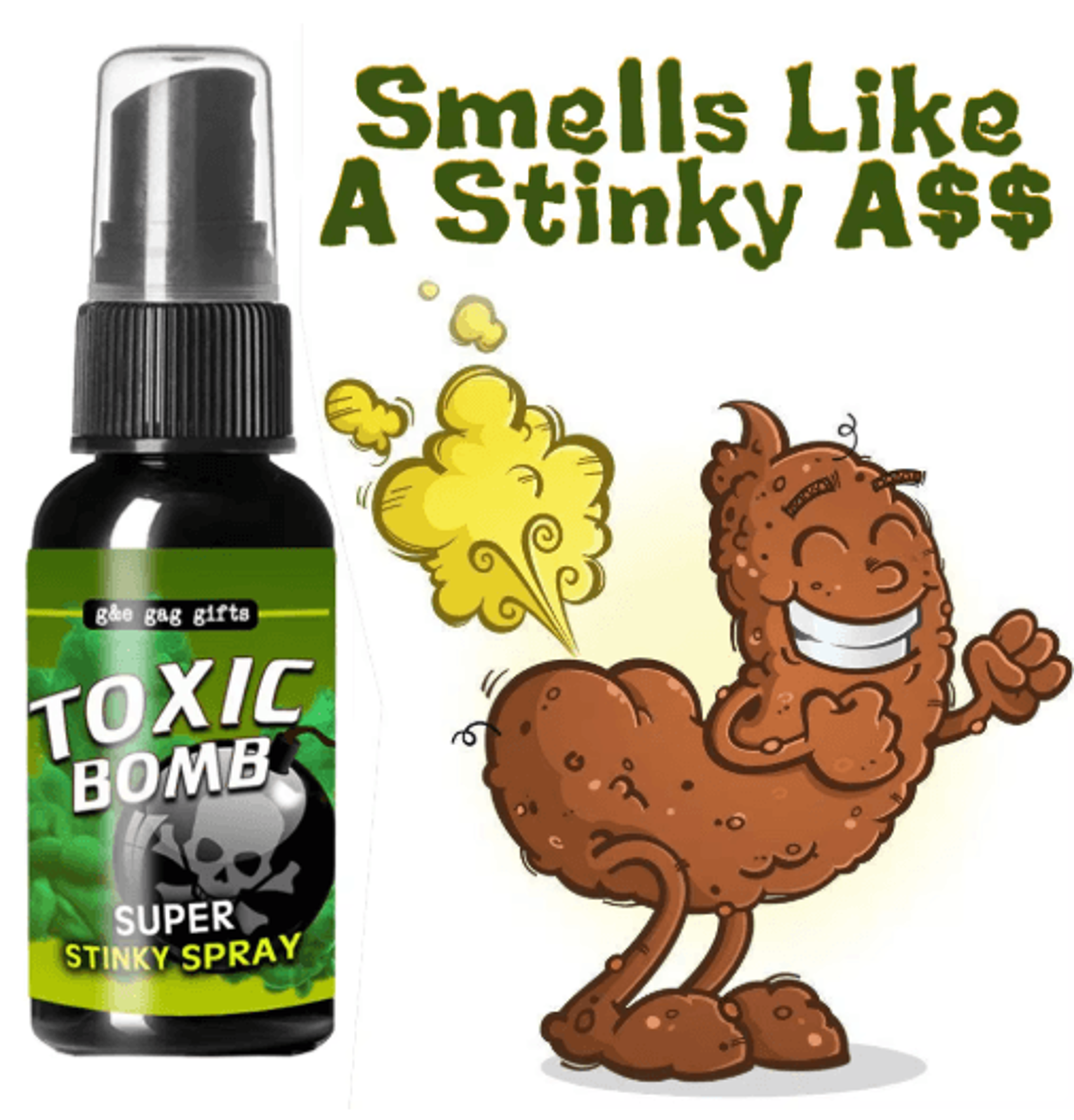 30ml fart spray prank – extra stinky gag joke & stink bomb
