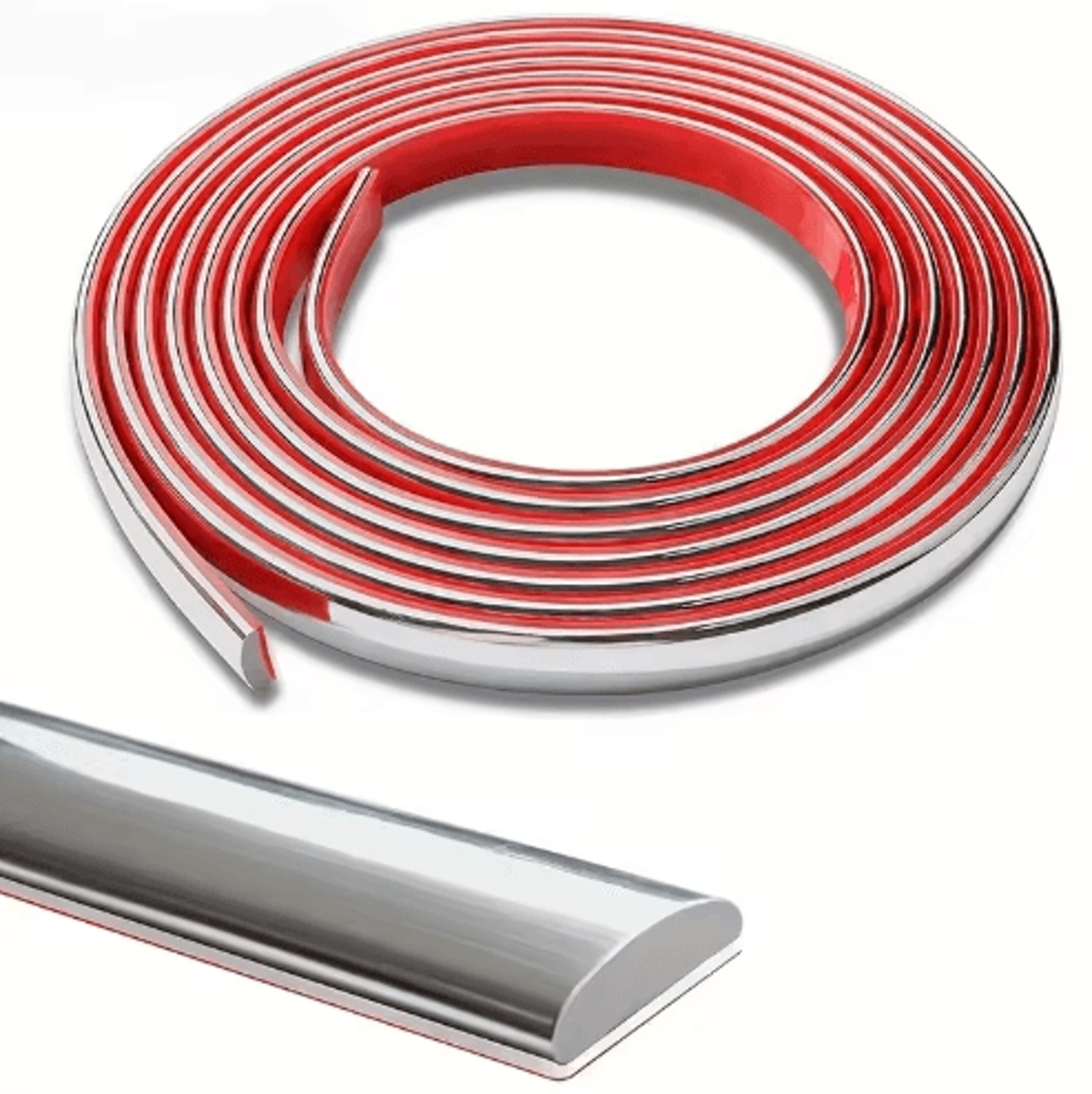 5m self-adhesive pvc mirror frame molding trim strip