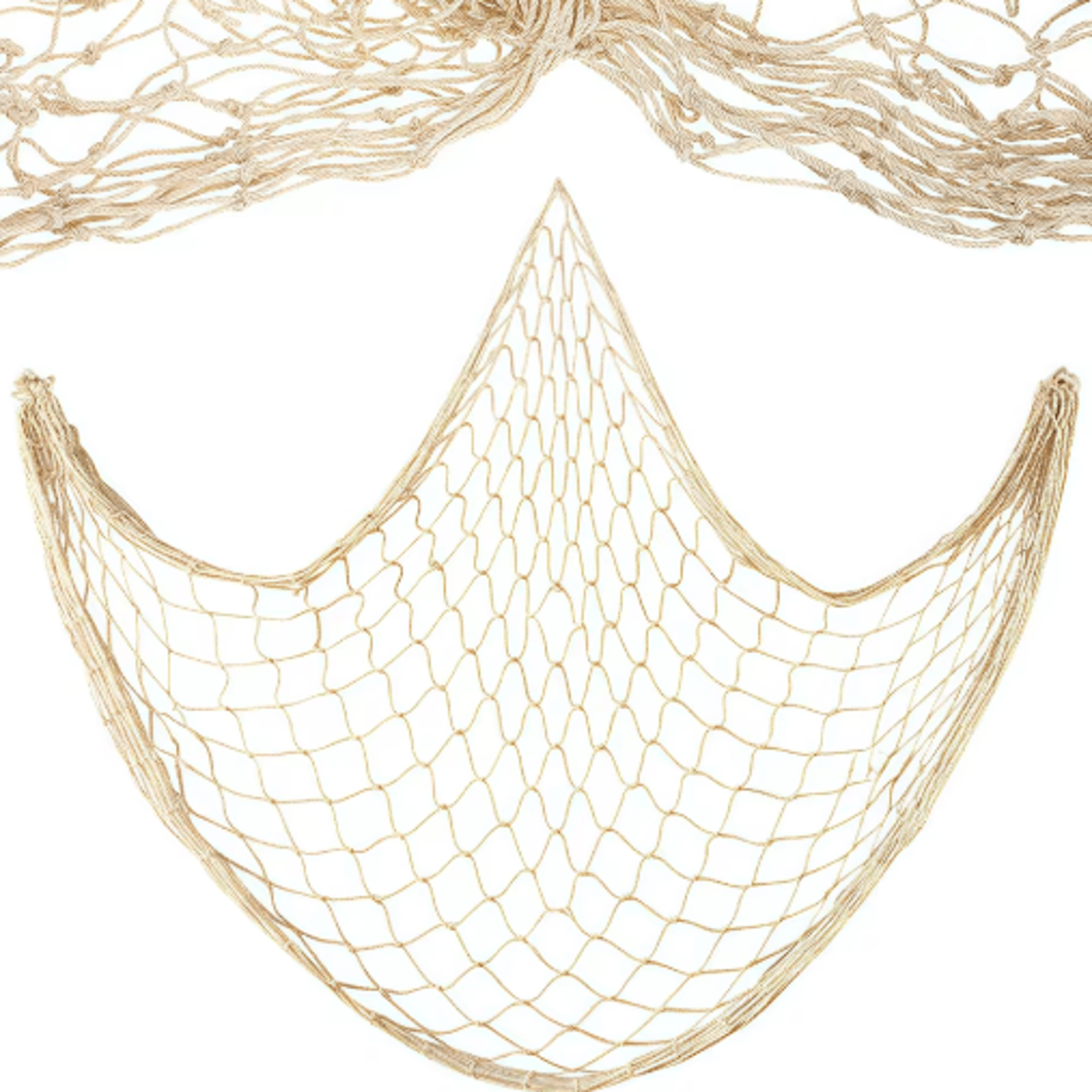 39by79in decorative fish net for beach, mermaid and pirate party decor