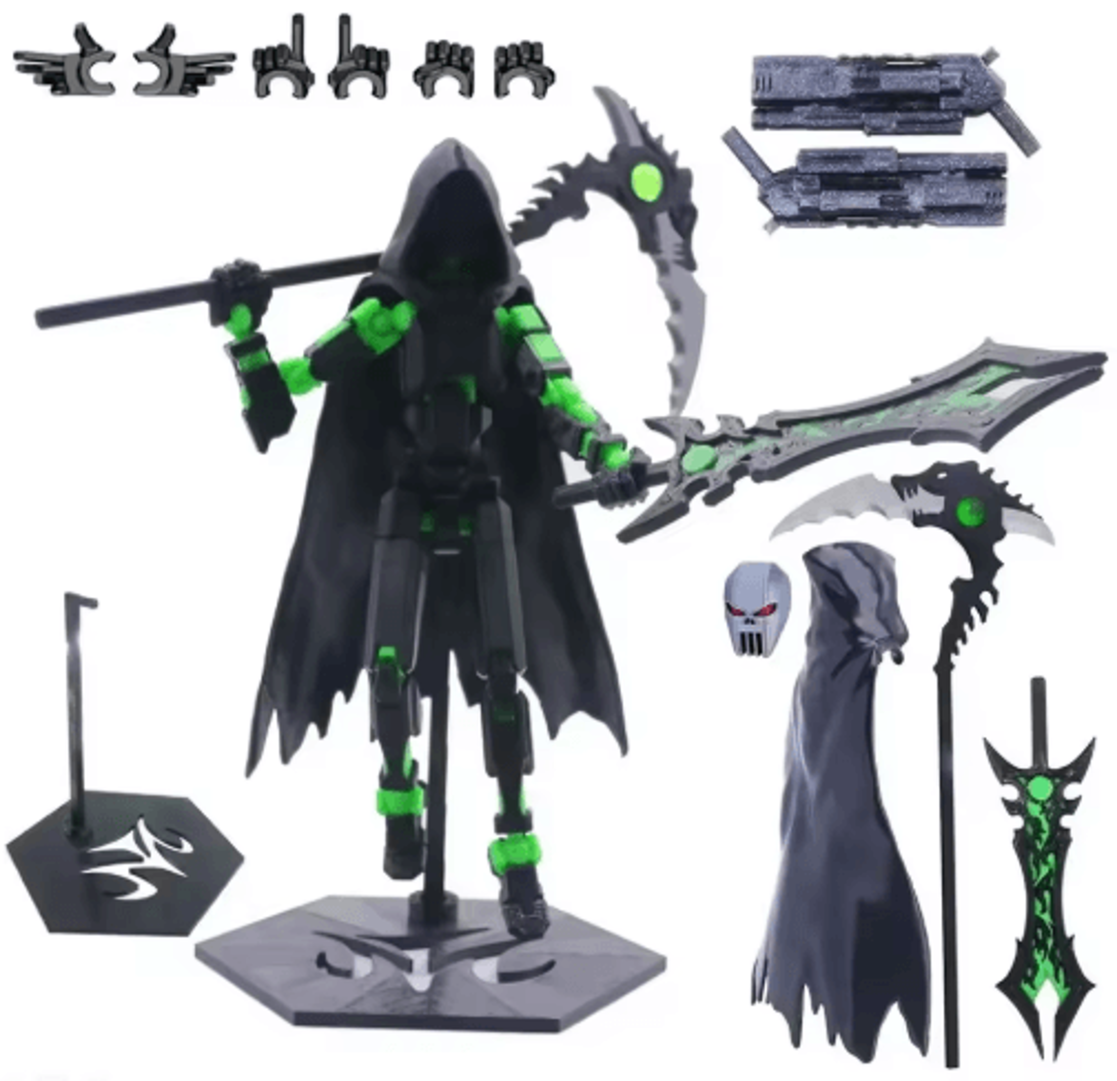 t13 death swordsman multi-jointed action figure