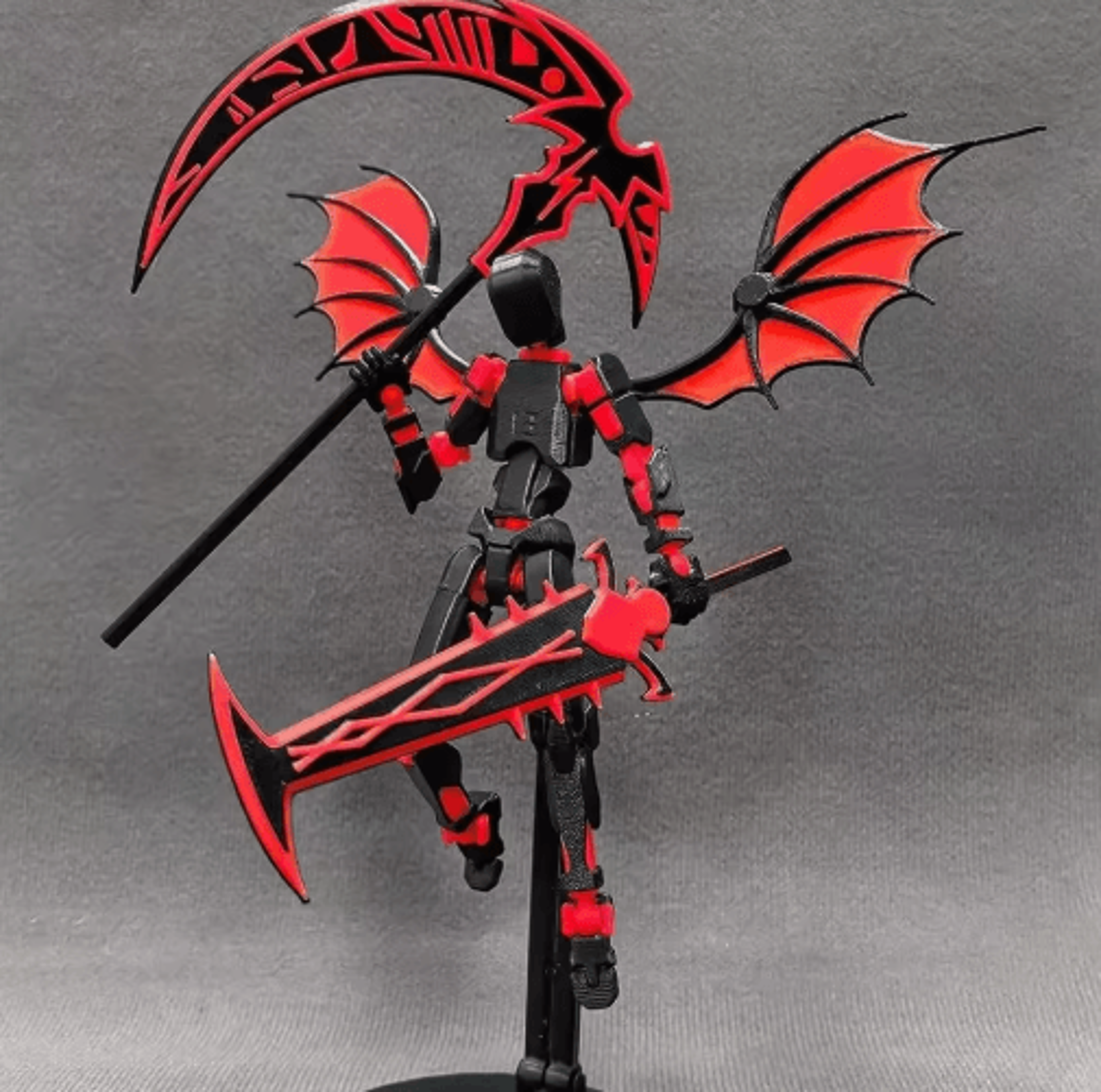3d printed reaper robot multi-jointed action figure