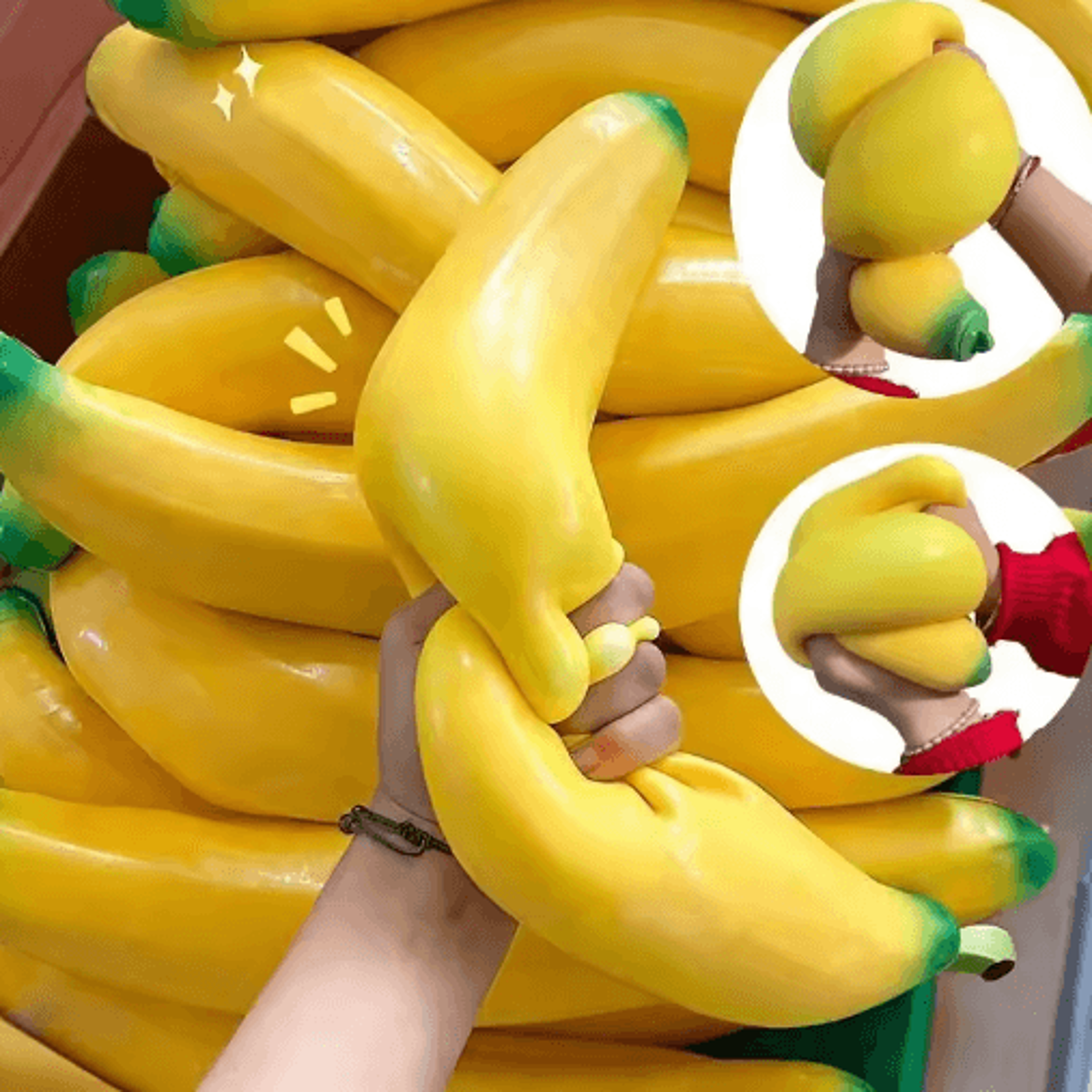 jumbo banana squishy slow rebound stress relief toy
