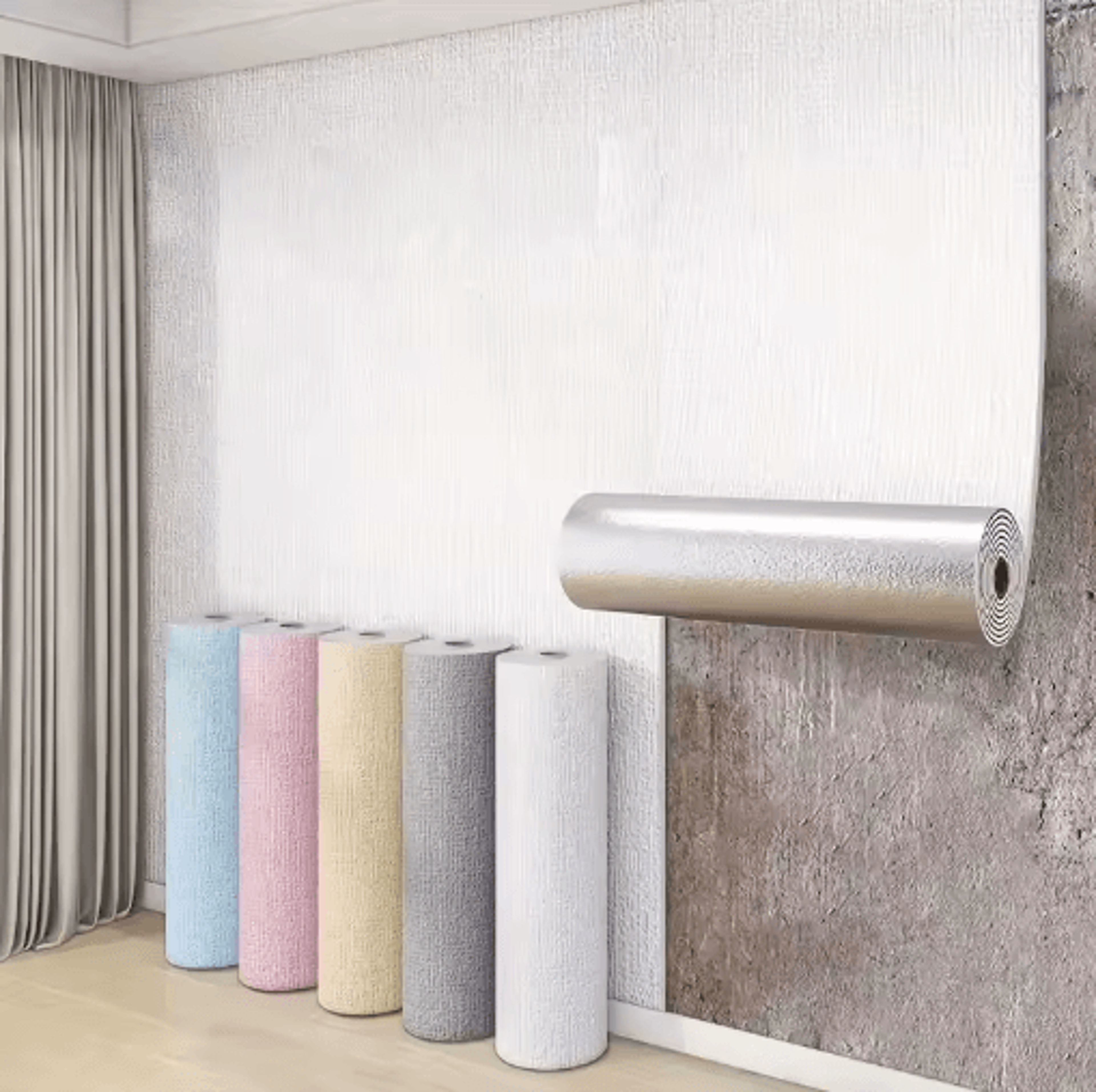 white 3d foam peel and stick wall panels for home decor