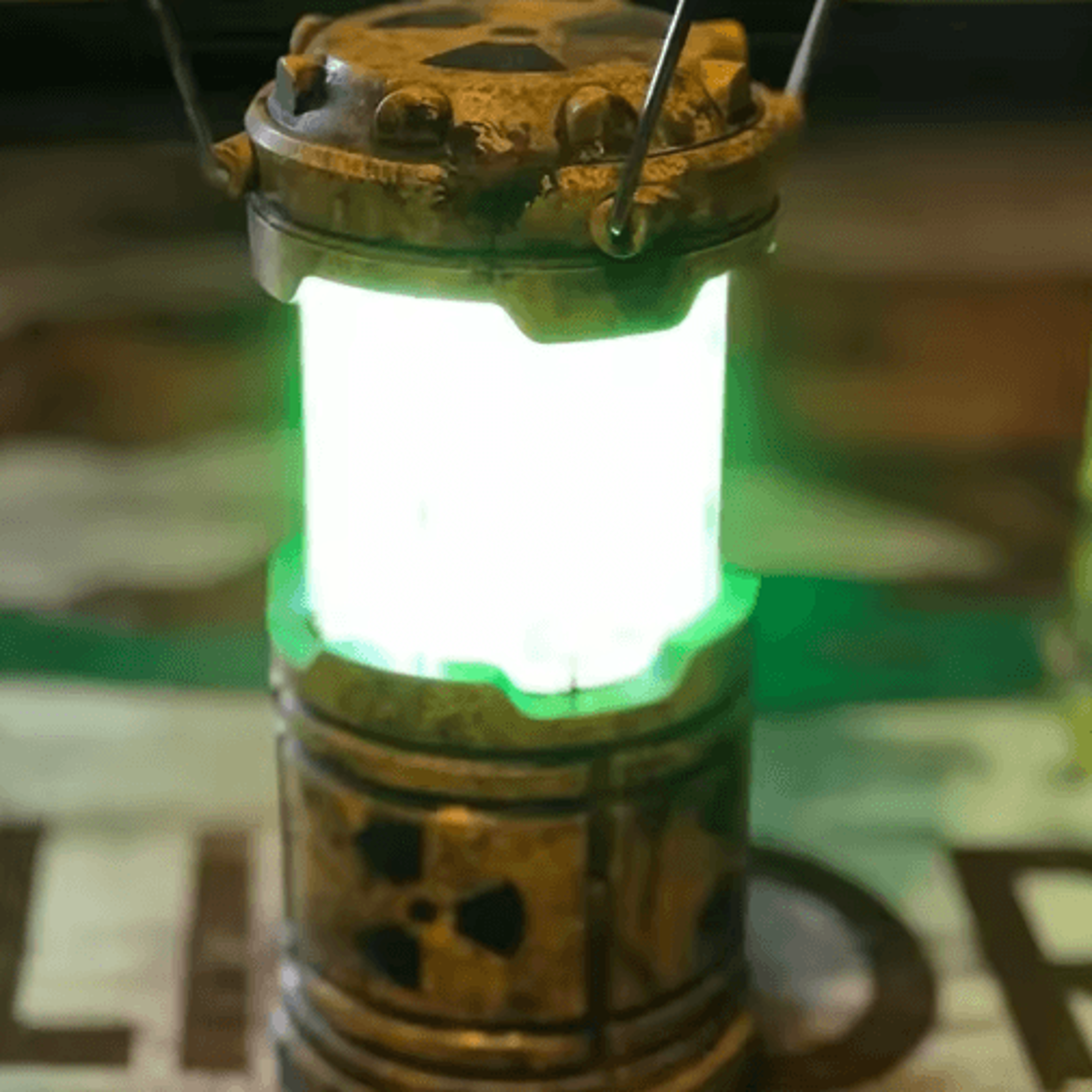 mini nuclear reactor simulation lantern handheld light