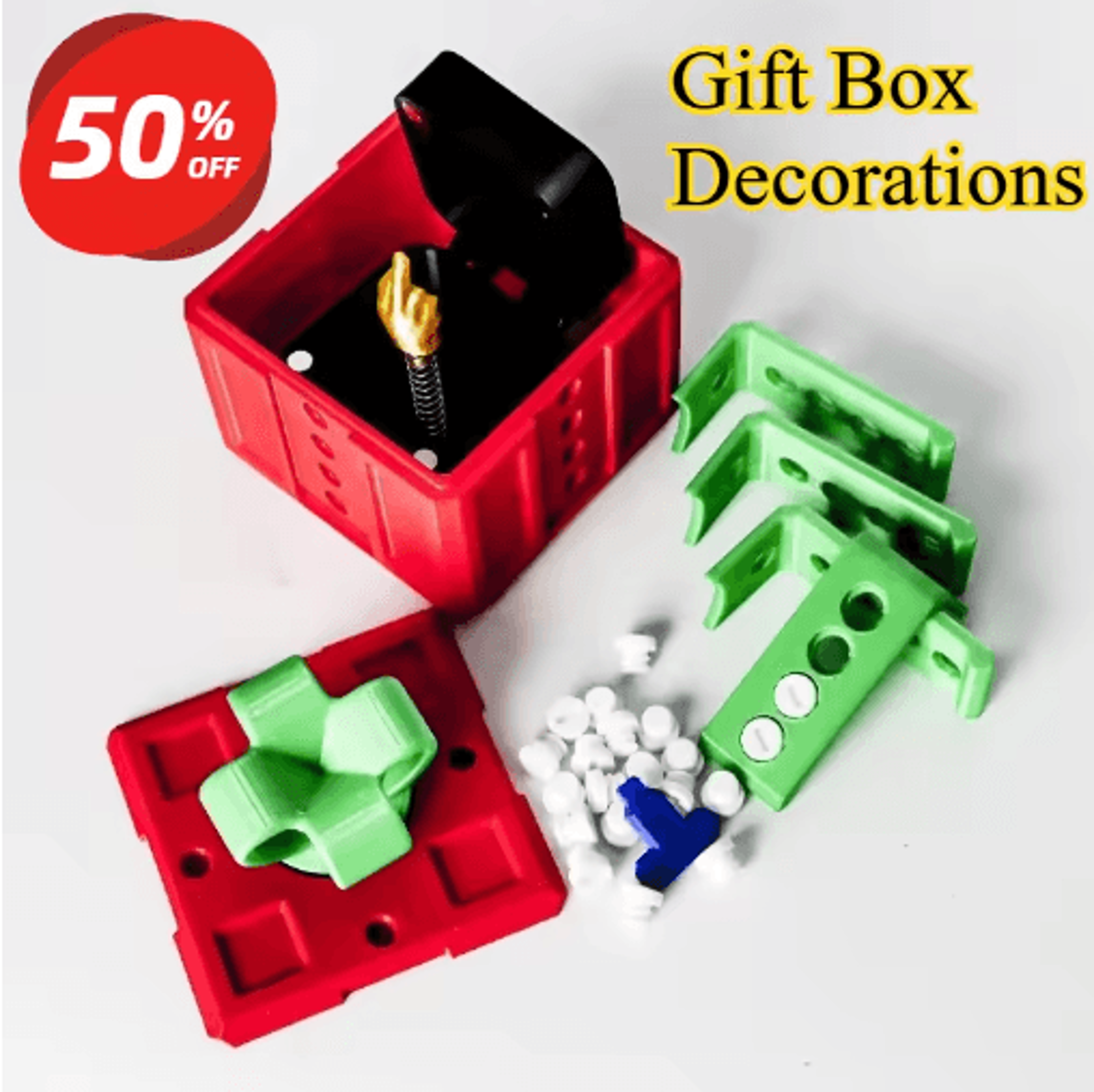 3d printed pop-up middle finger surprise prank box