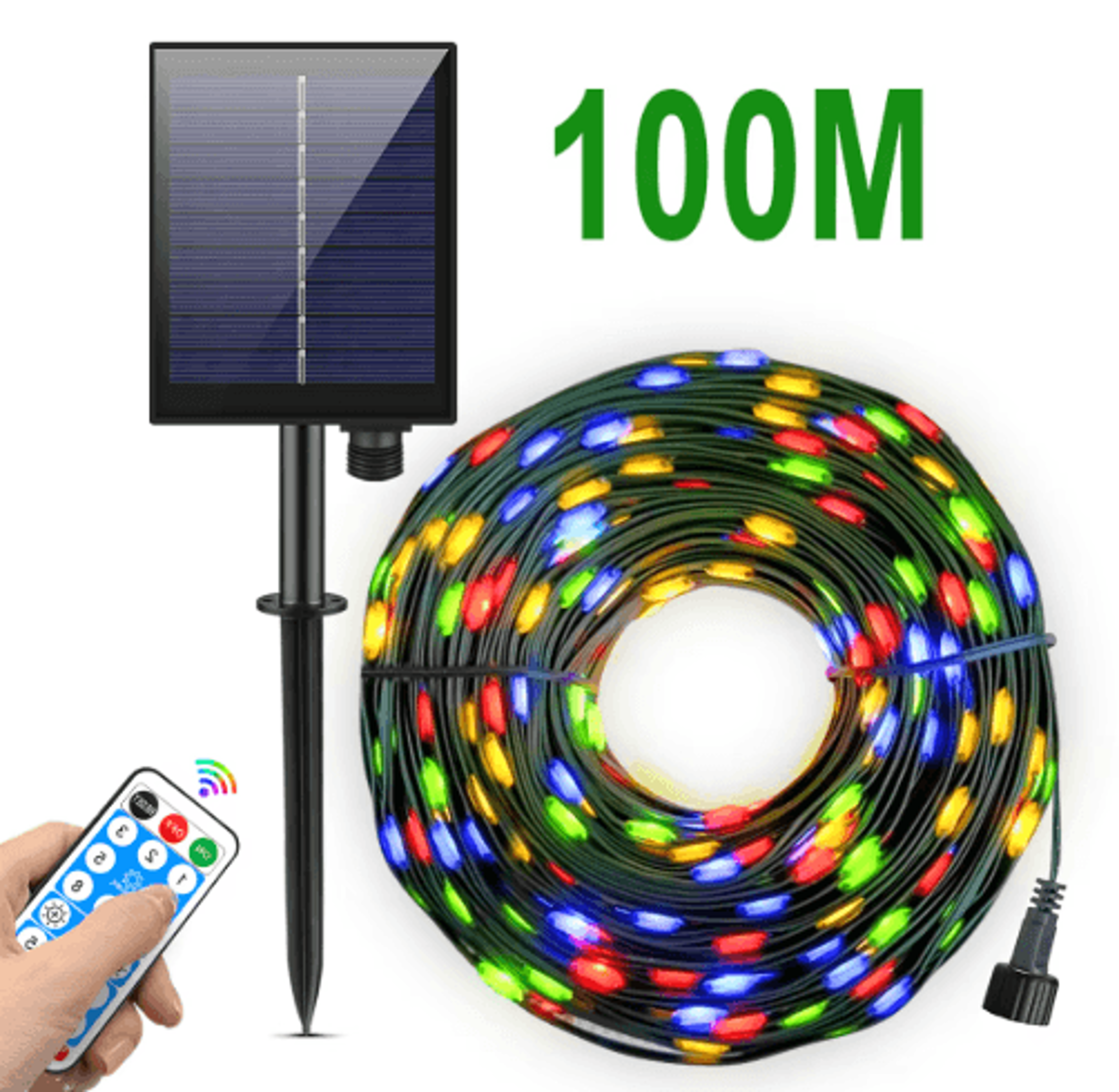 10–100m solar led fairy lawn lights for outdoor decor