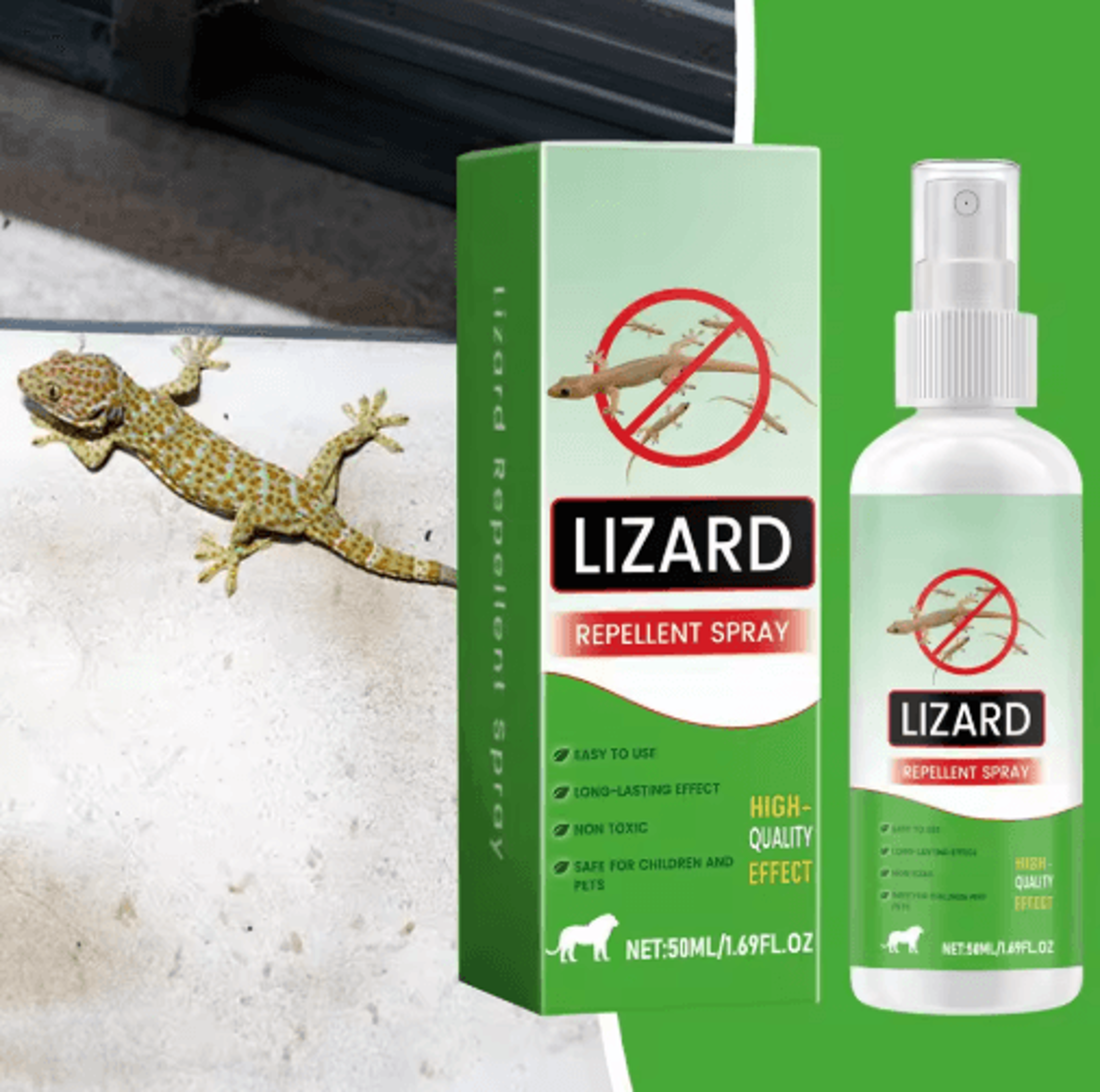 50ml lavender oil gecko & lizard repellent spray
