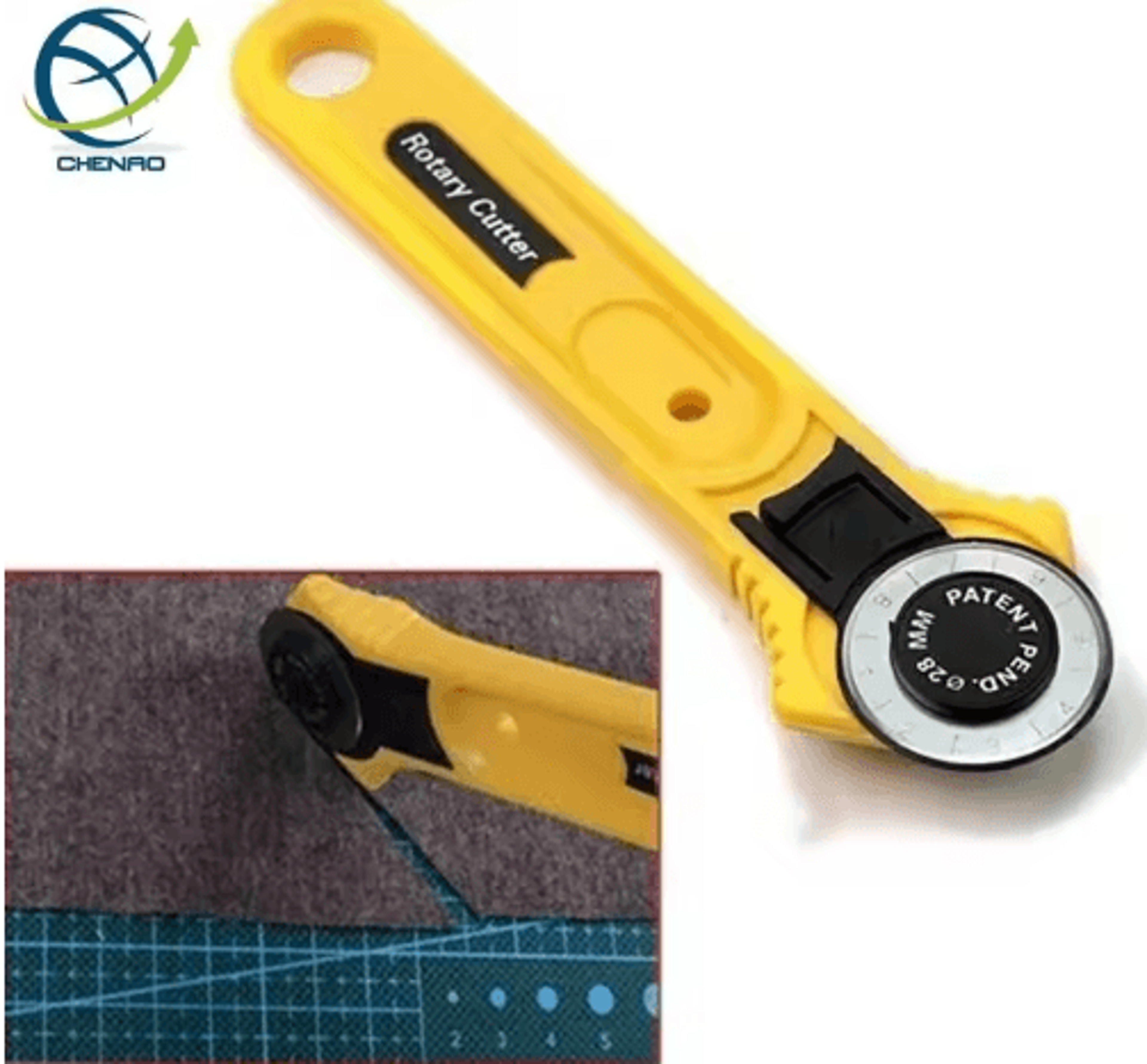 28mm rotary fabric cutter for sewing & leather crafts