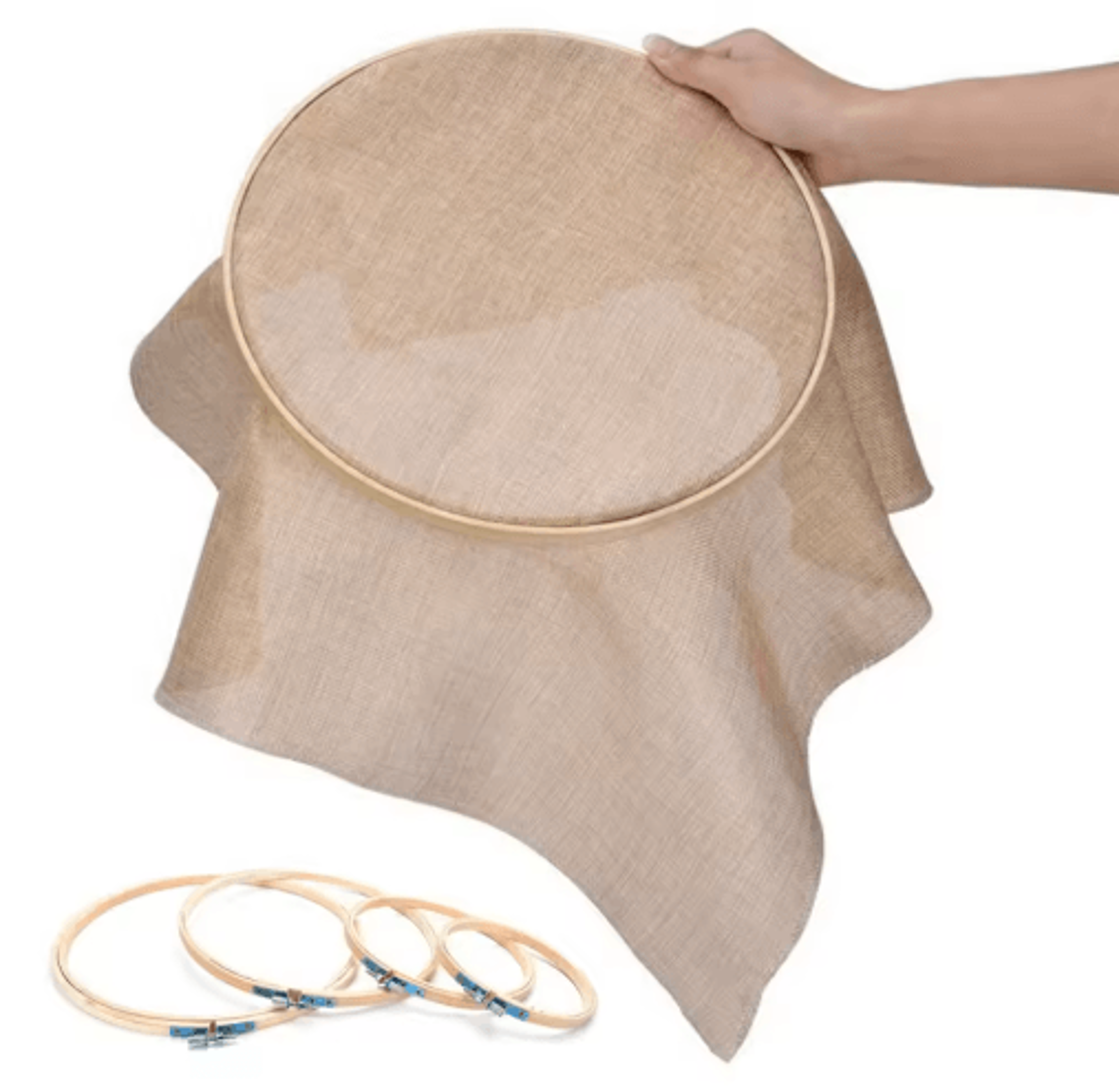 10–30cm bamboo embroidery hoop ring – 8 sizes