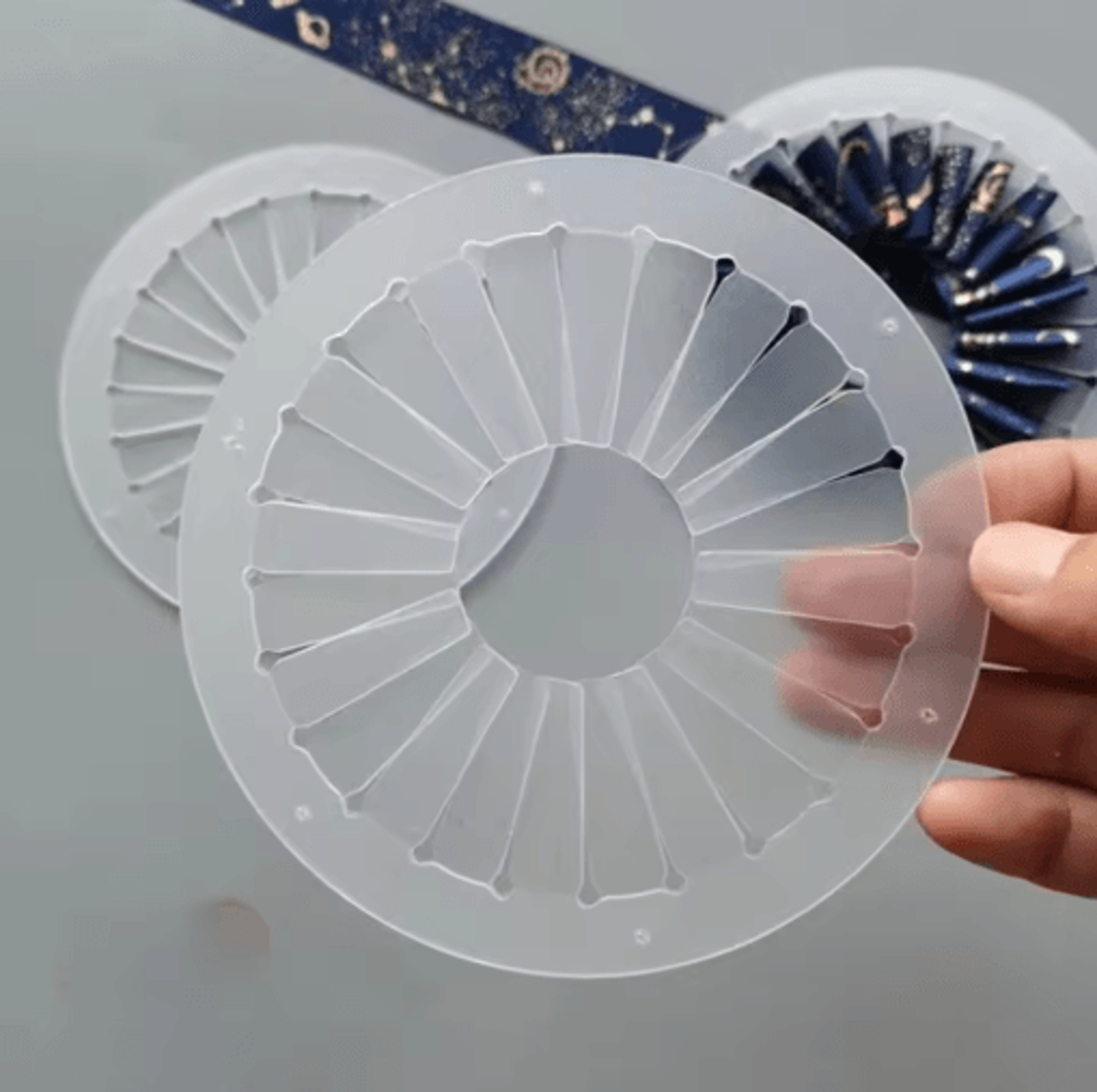 9/12/15cm diy ribbon rosette flower maker