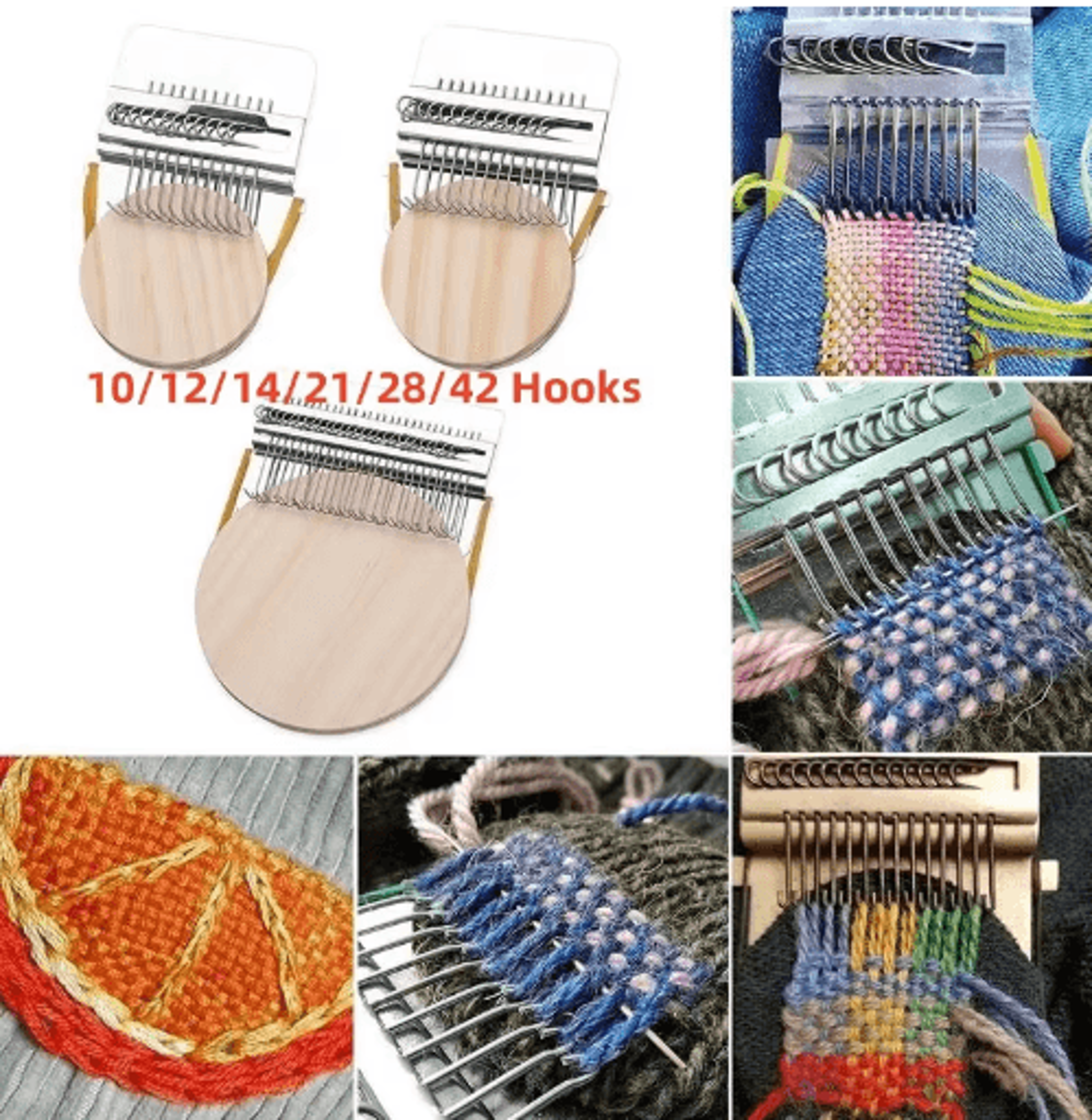 small speedweve-style mending loom for clothes & jeans