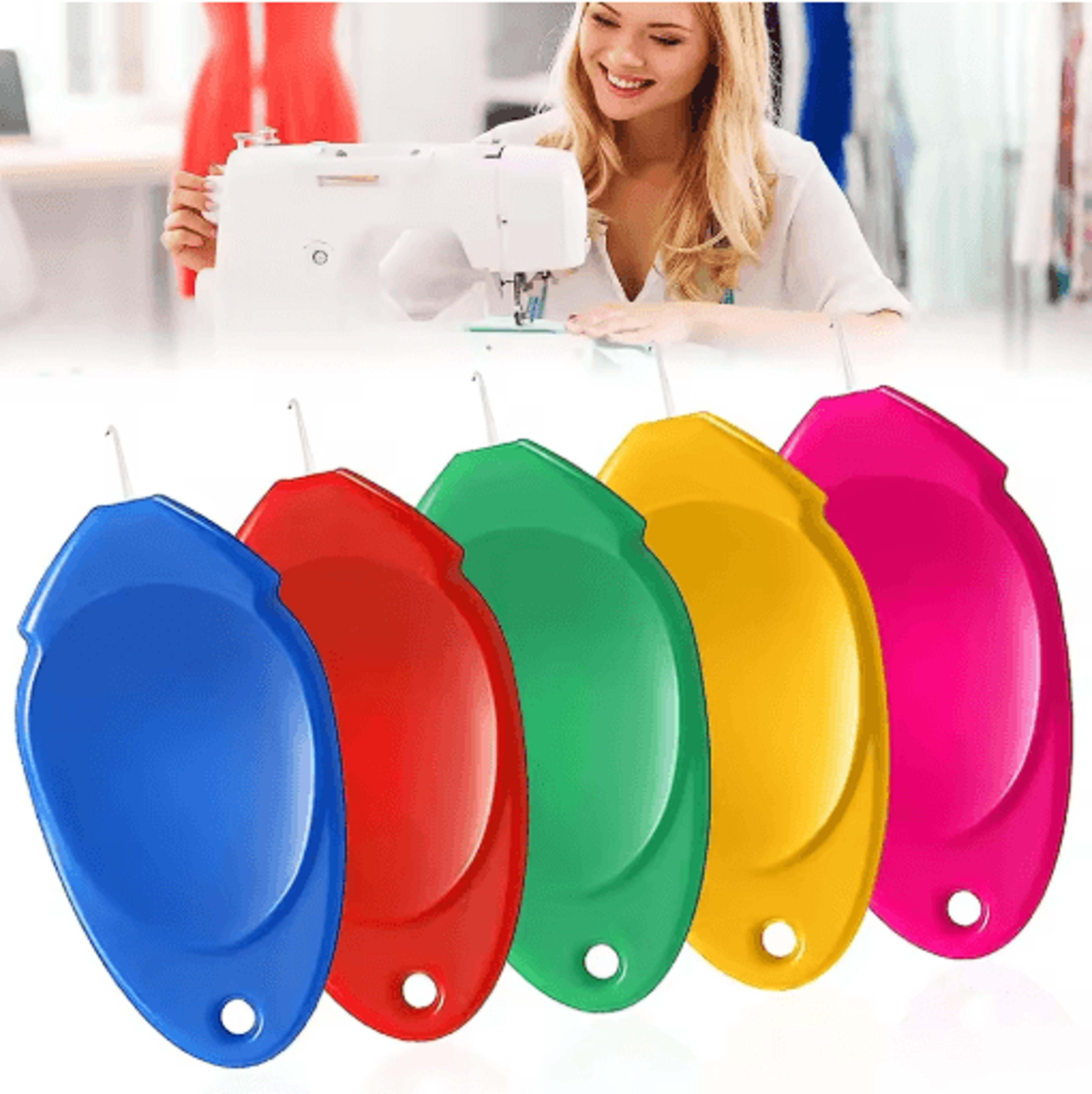 10pcs easy automatic needle threader set