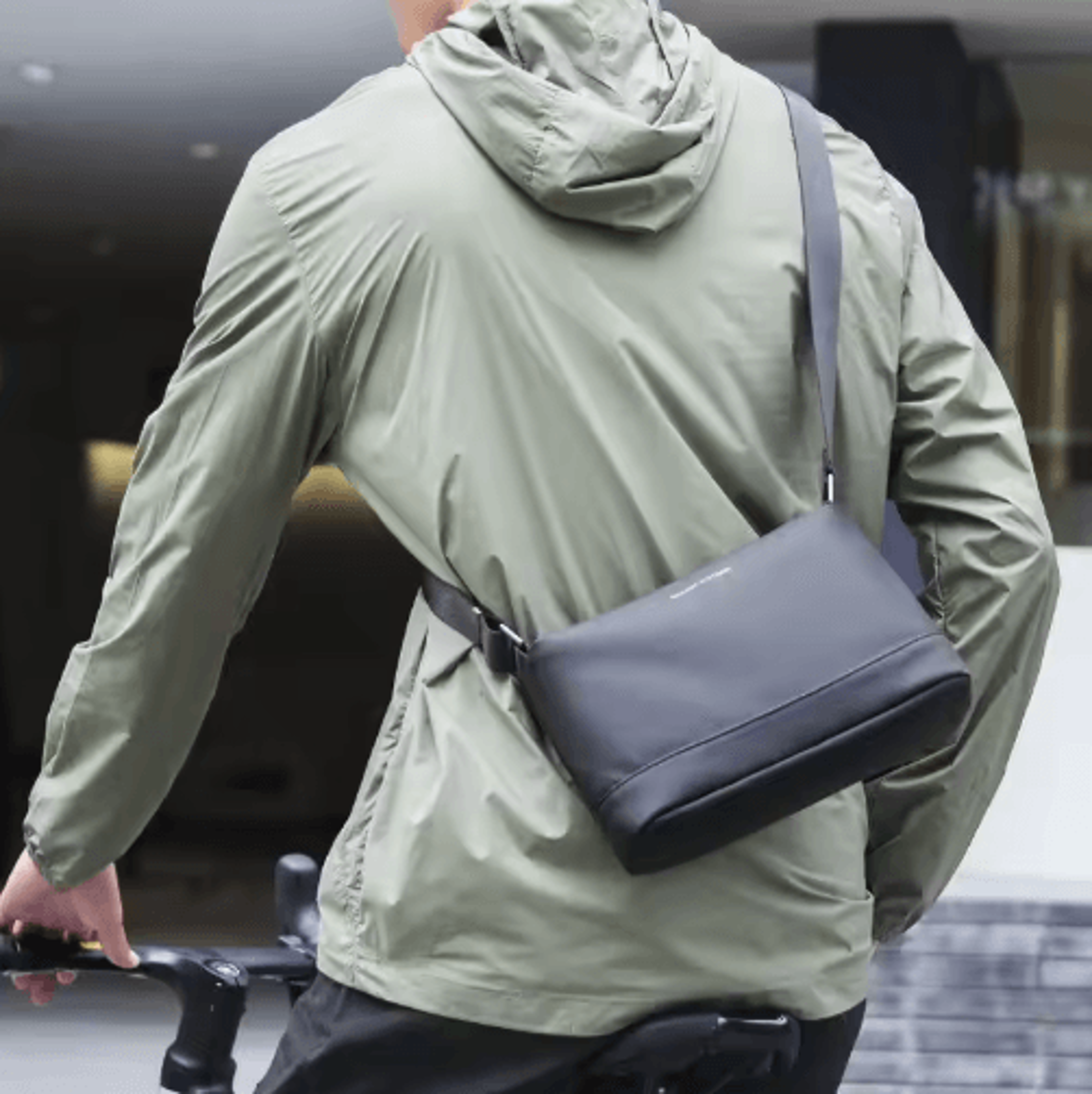 mark ryden water-repellent minimalist crossbody sling bag