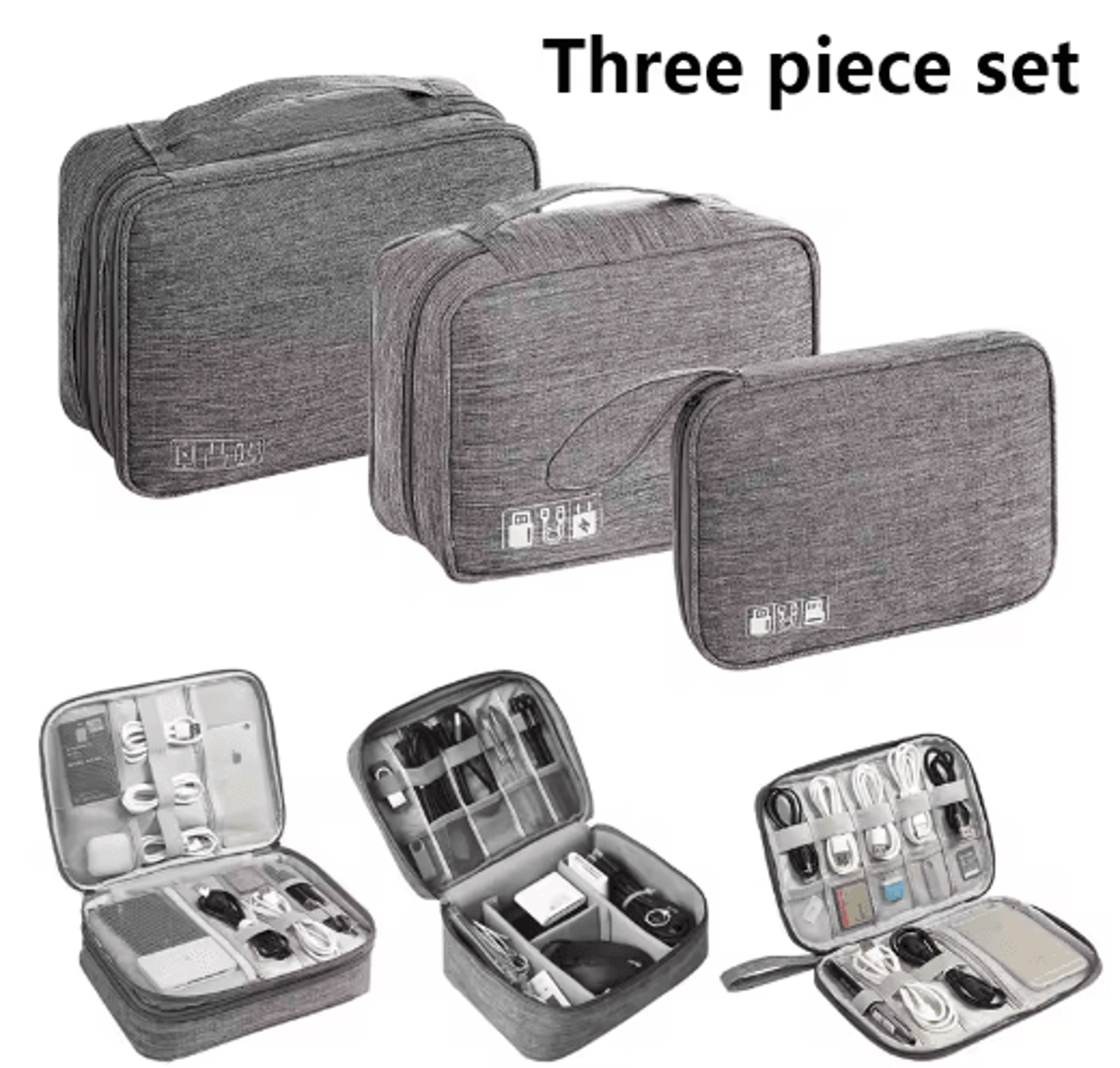 waterproof portable digital cable organizer pouch