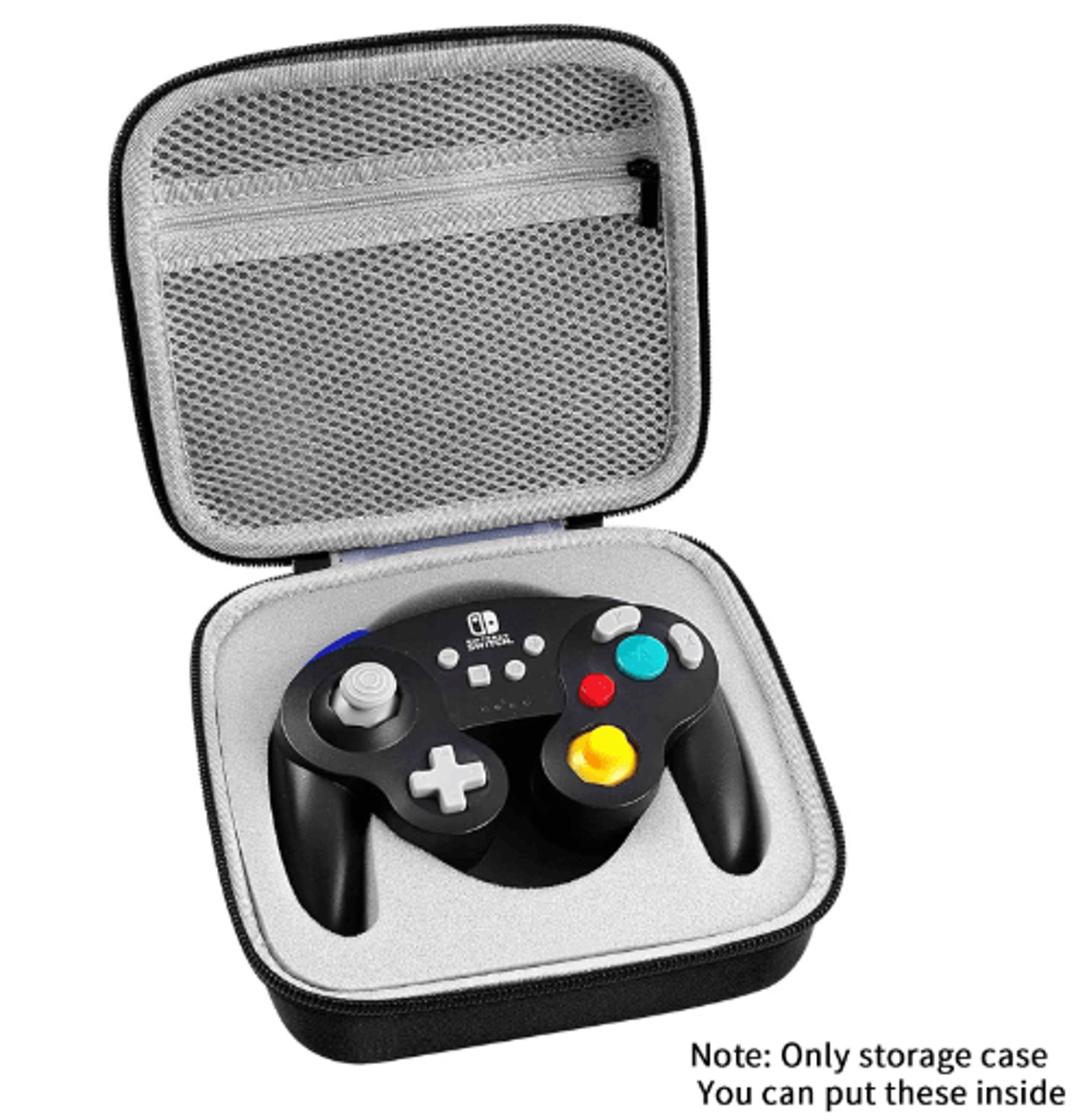 hard shell travel case for powera & pdp gamecube controllers