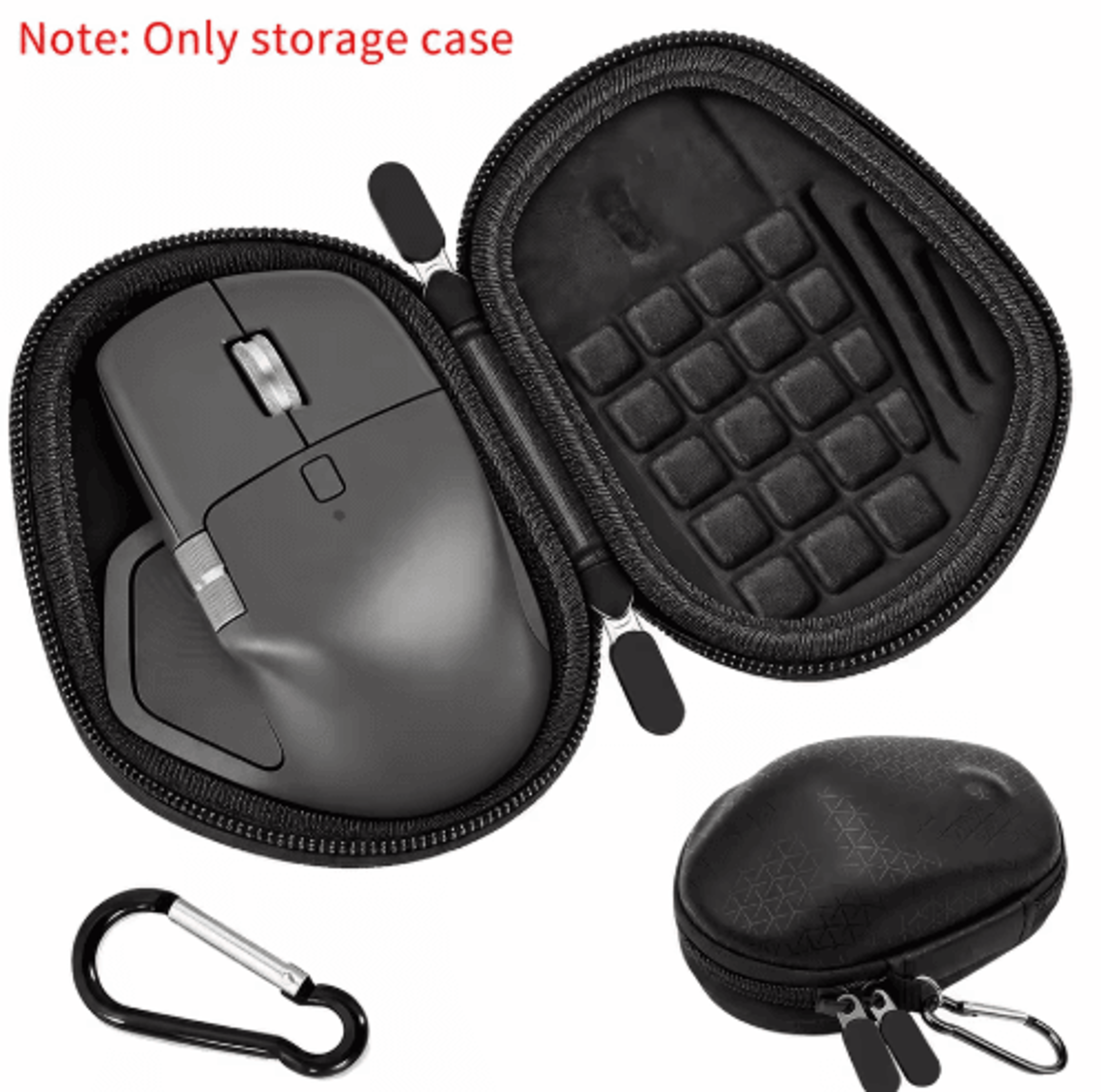 pu leather travel case for logitech mx master mouse