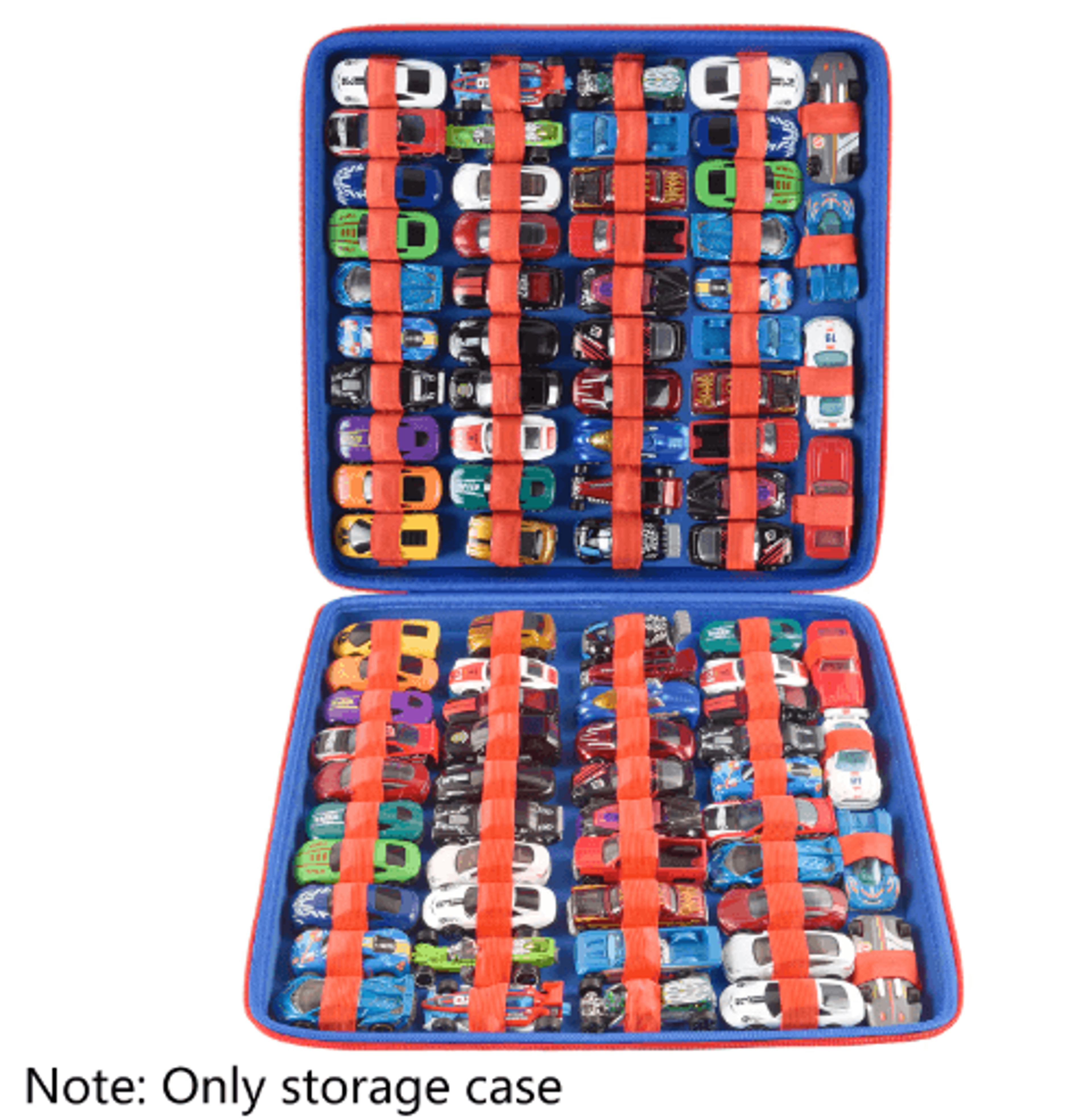 88-slot hot wheels & 1 64 scale toy car carrying case