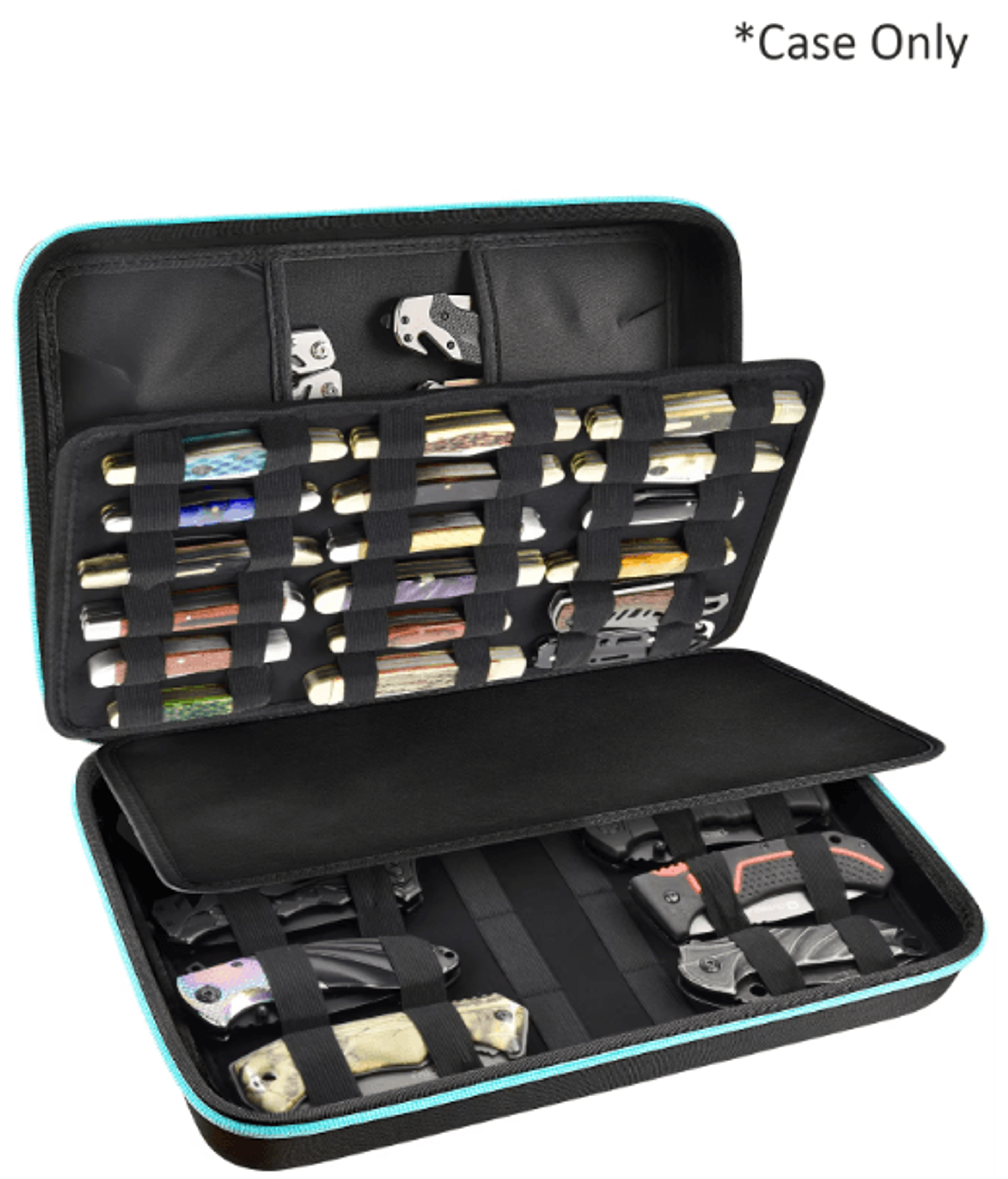 45+ slot folding knife display & storage case