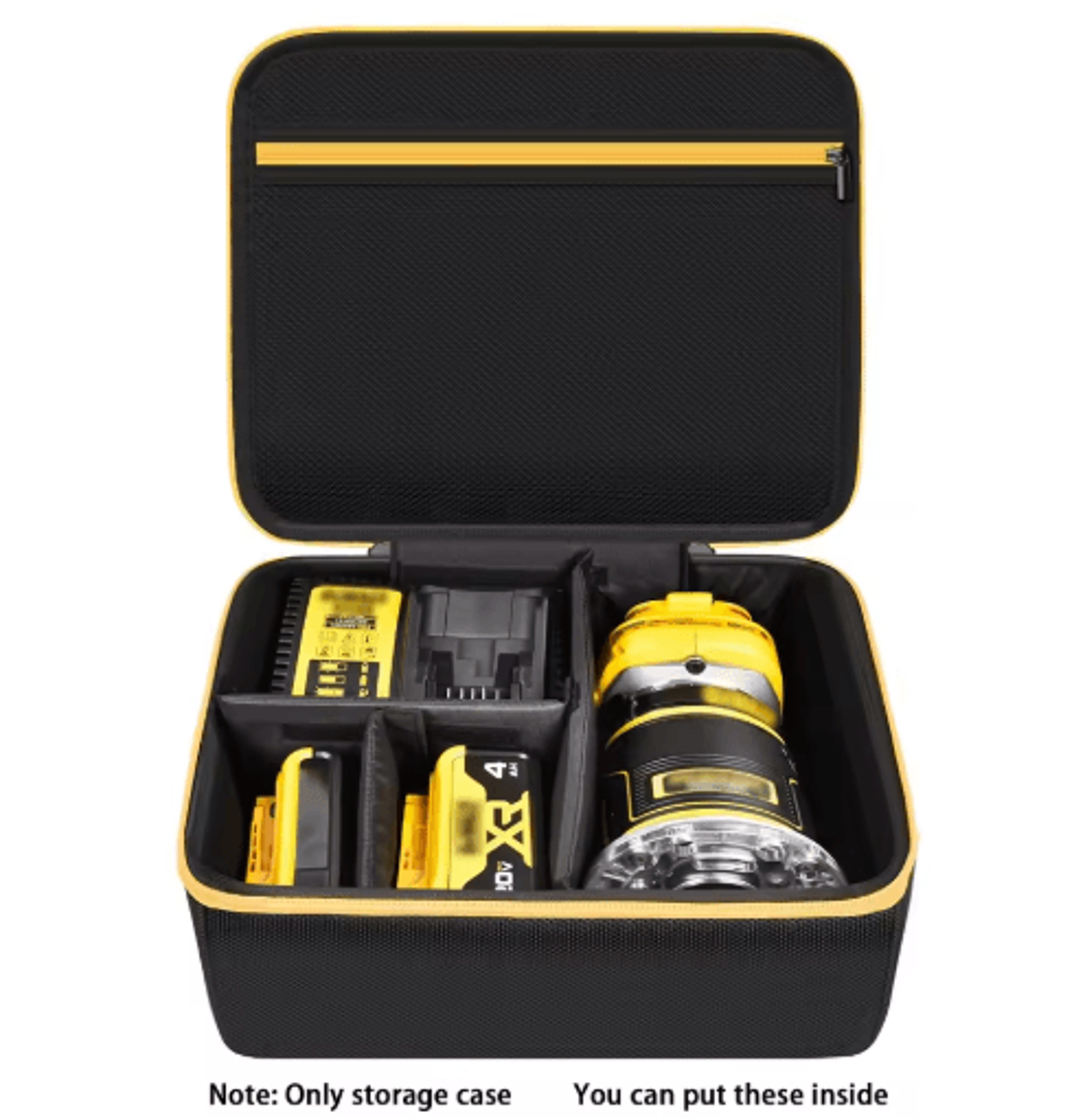 sailcloth tool case for dewalt & makita cordless routers