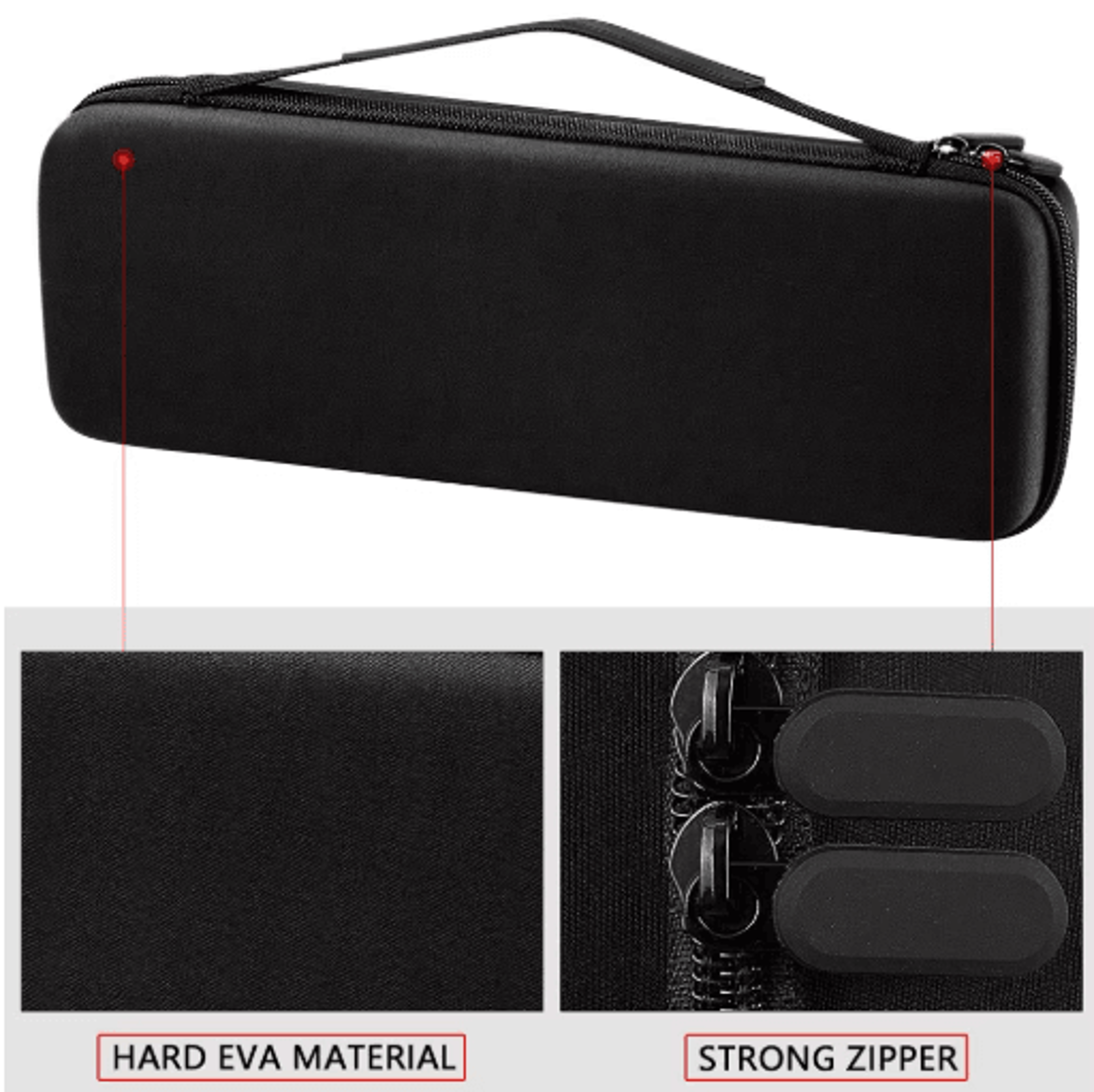 hard travel grooming clipper blade organizer case