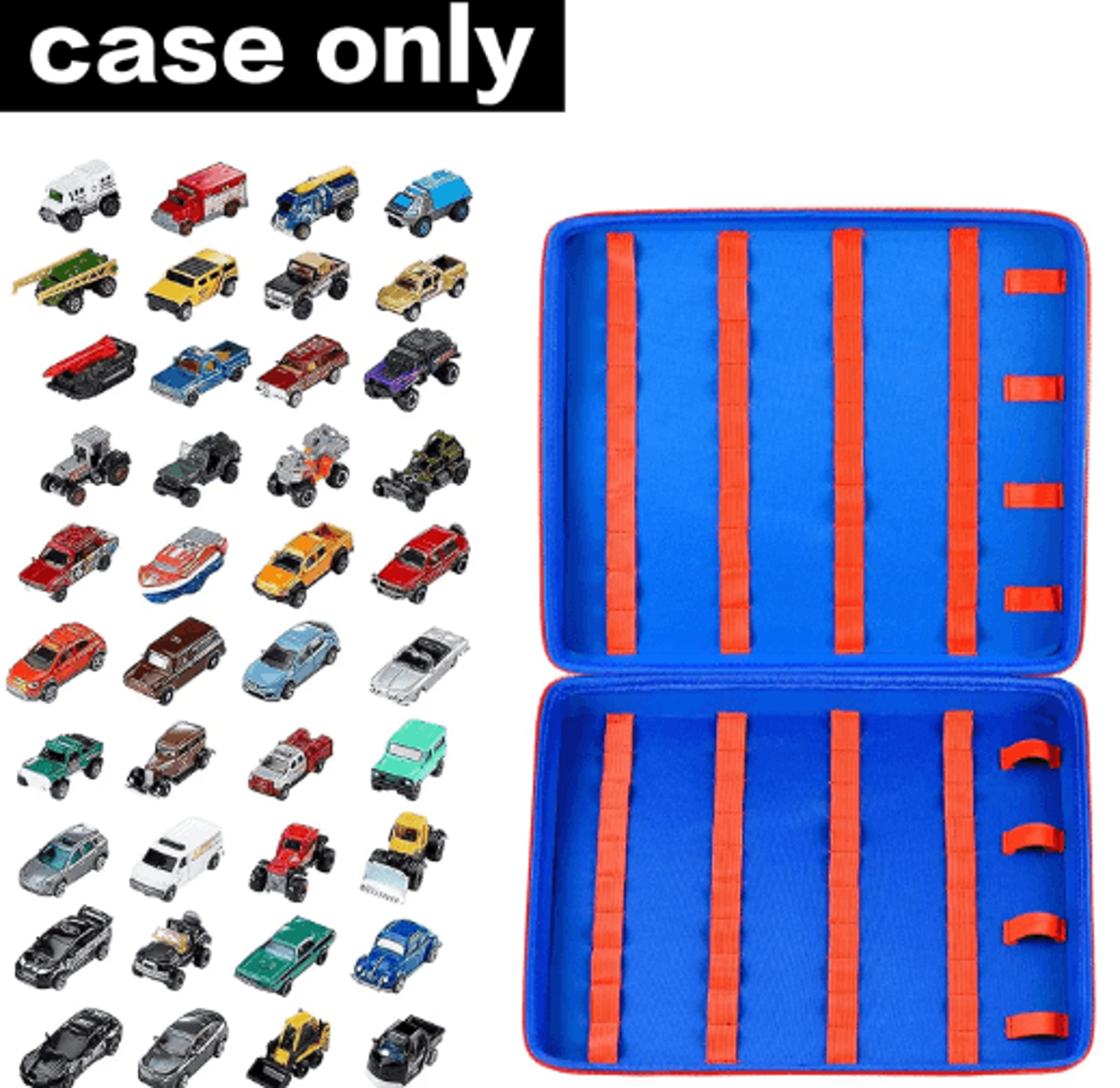88-slot 1 64 diecast toy car organizer case