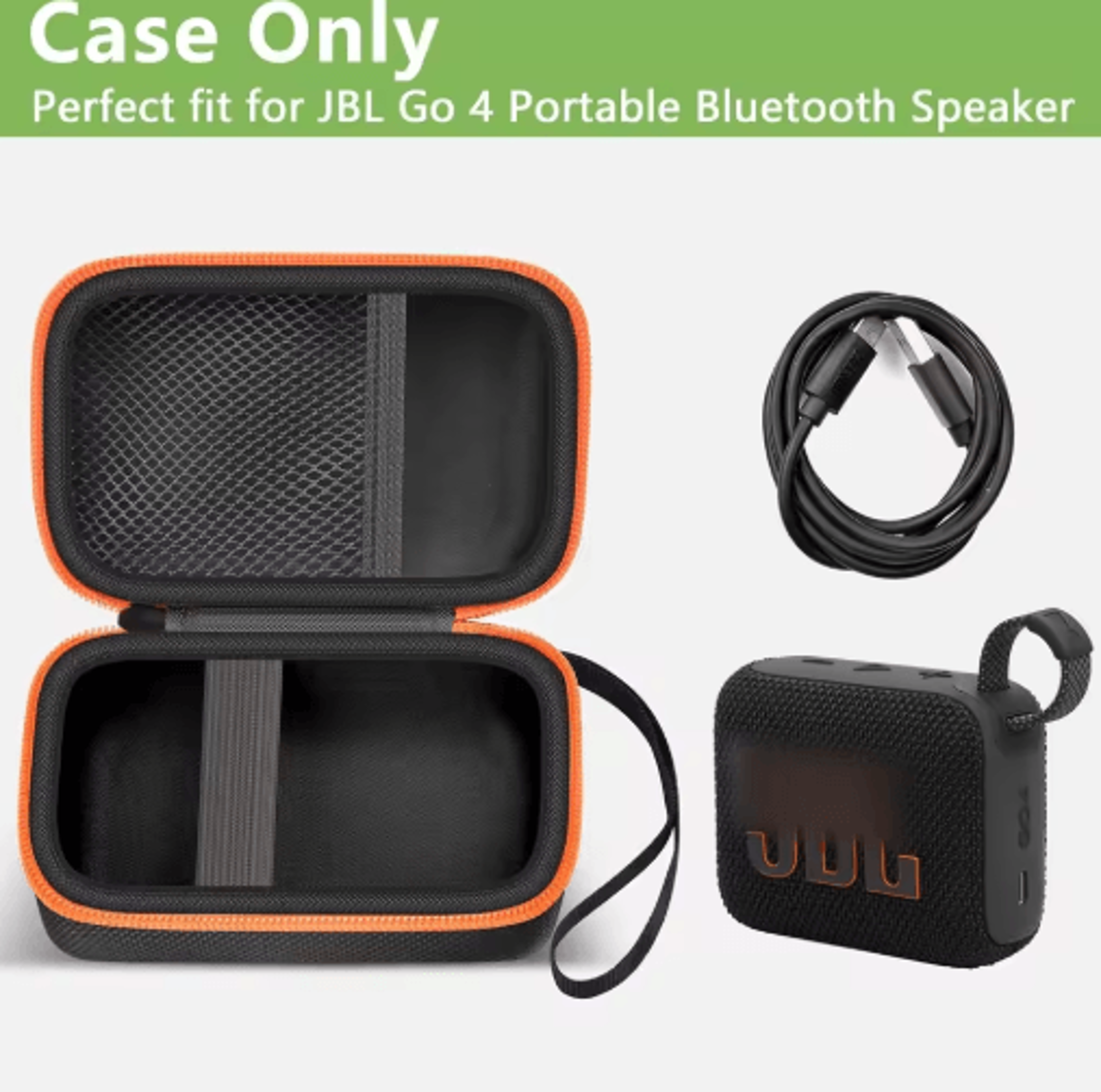 protective carrying case for jbl go 4, go 3 & go 2 speakers