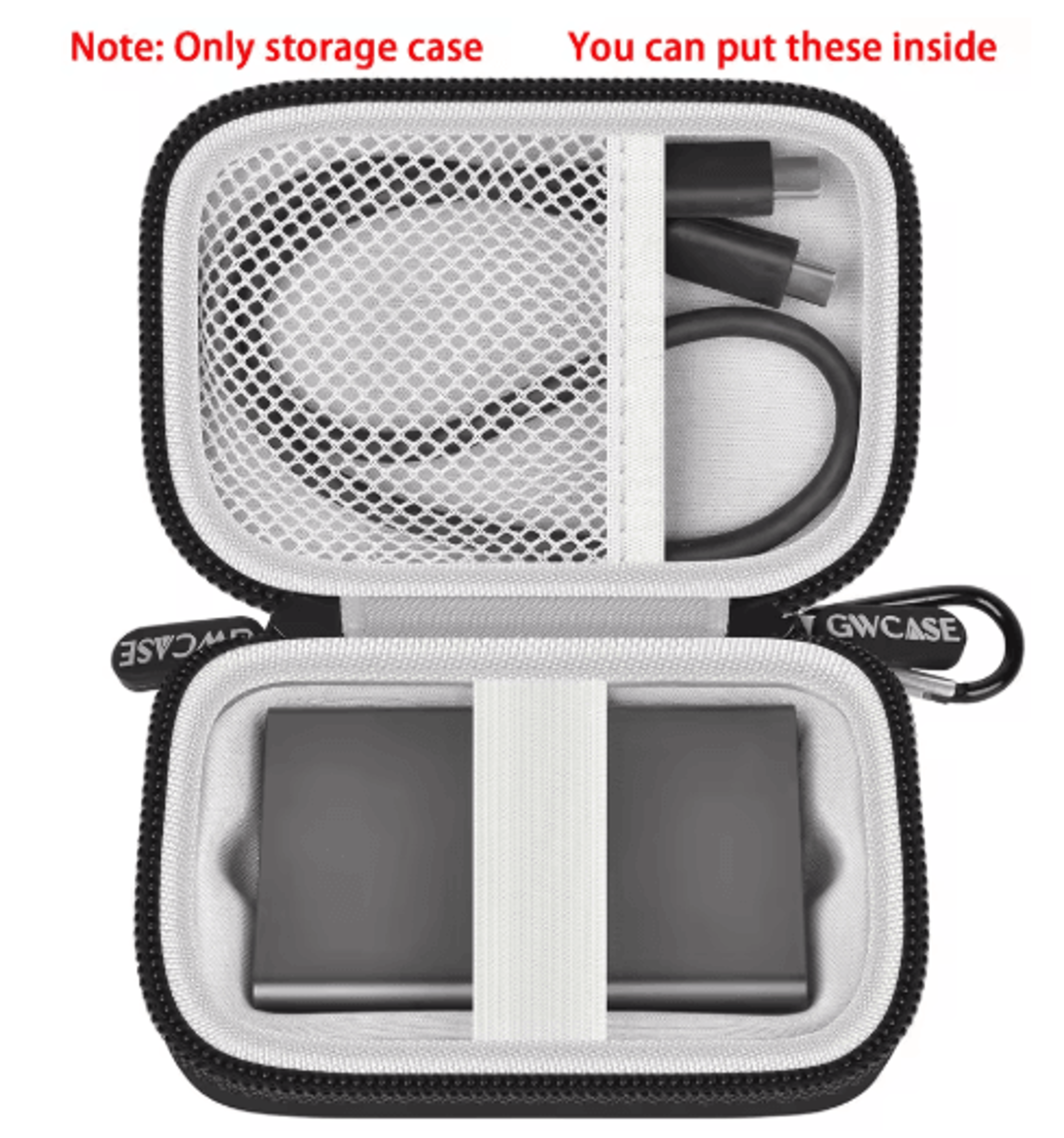 hard travel case for samsung t7 & t7 touch portable ssd