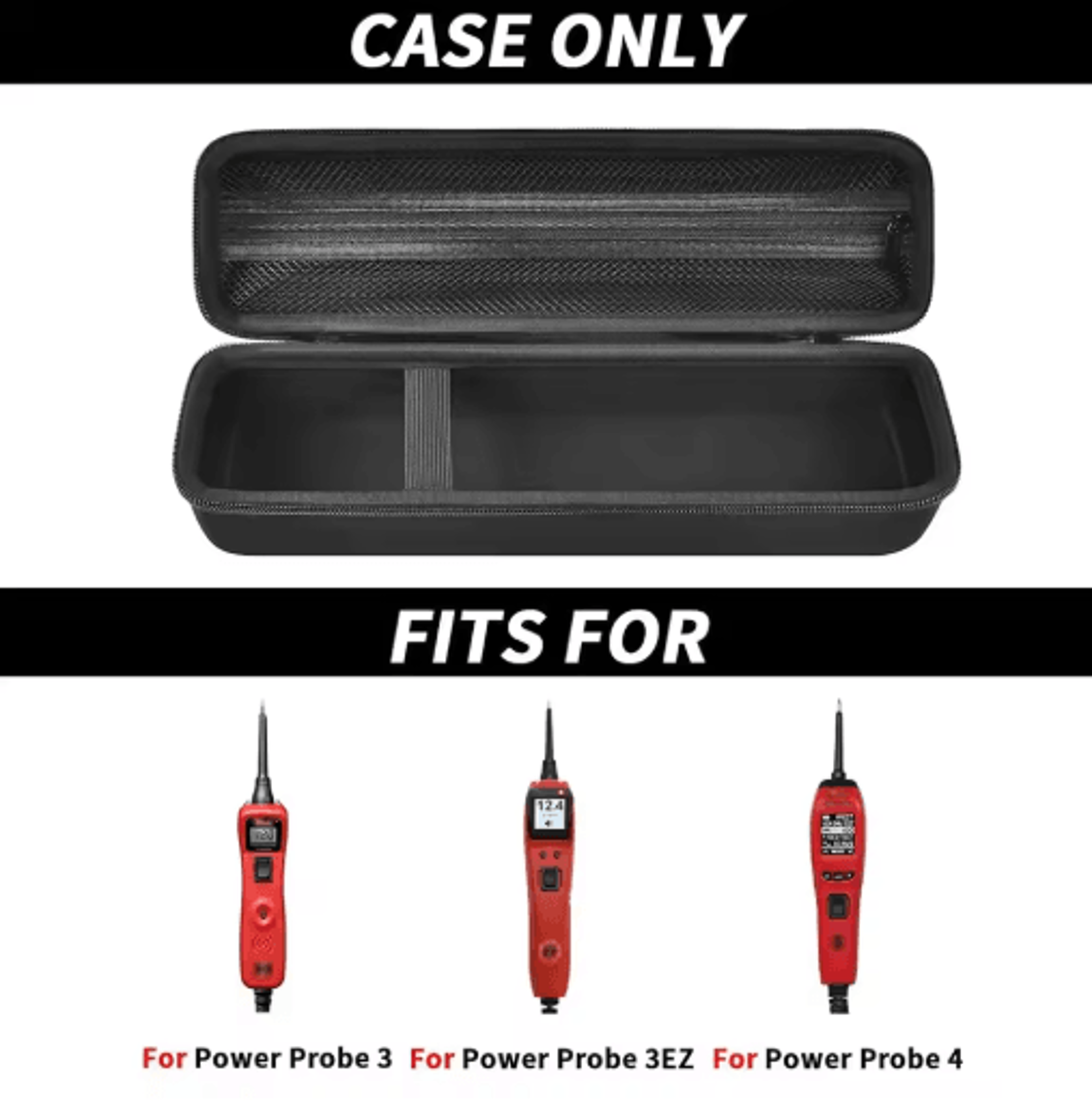 protective storage case for power probe circuit testers