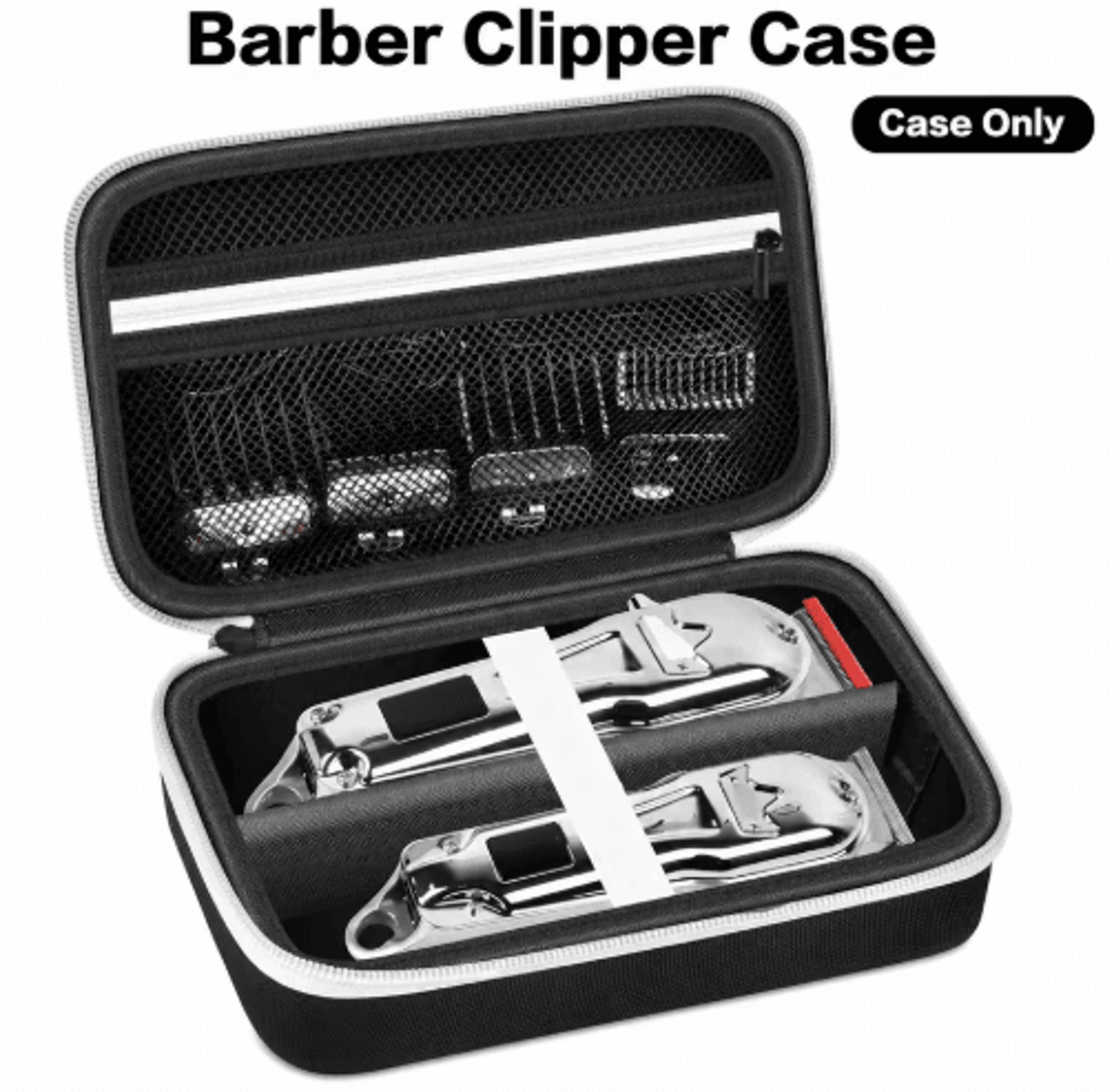 protective hair clipper & barber trimmer carrying case