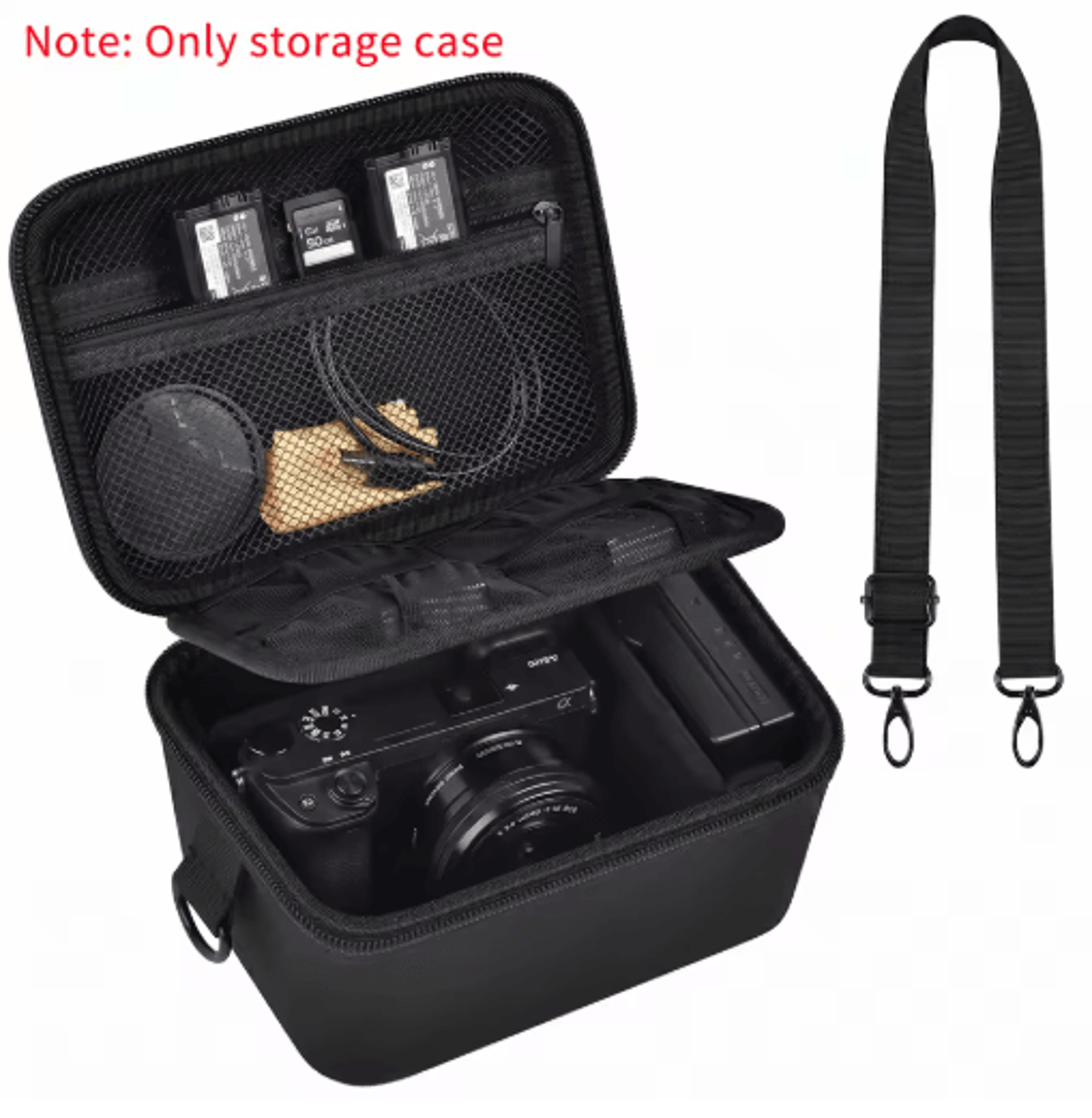 hard camera travel case for sony zv-e10 & alpha cameras