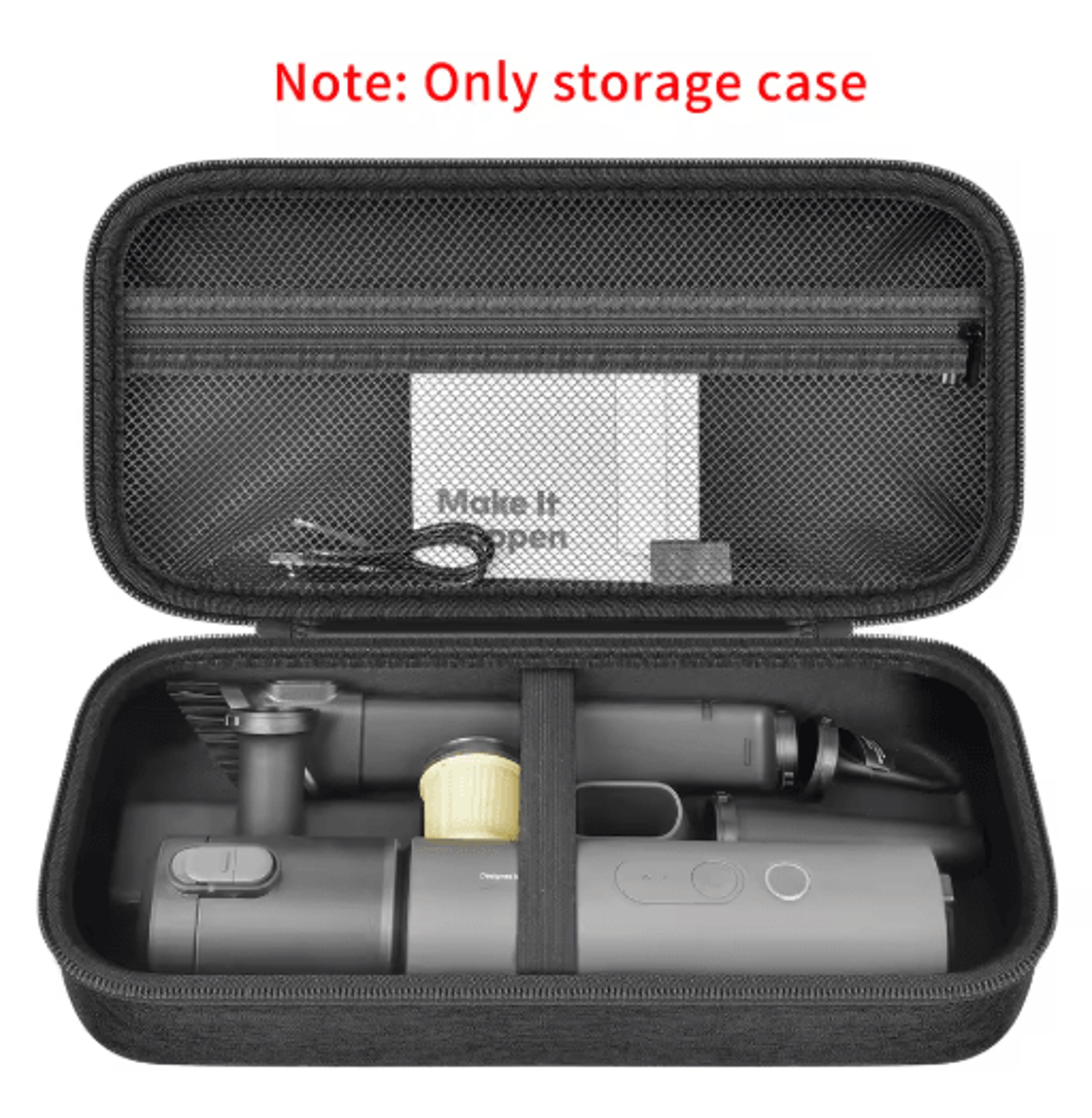 hard eva carrying case for hoto 4-in-1 car vacuum & air duster