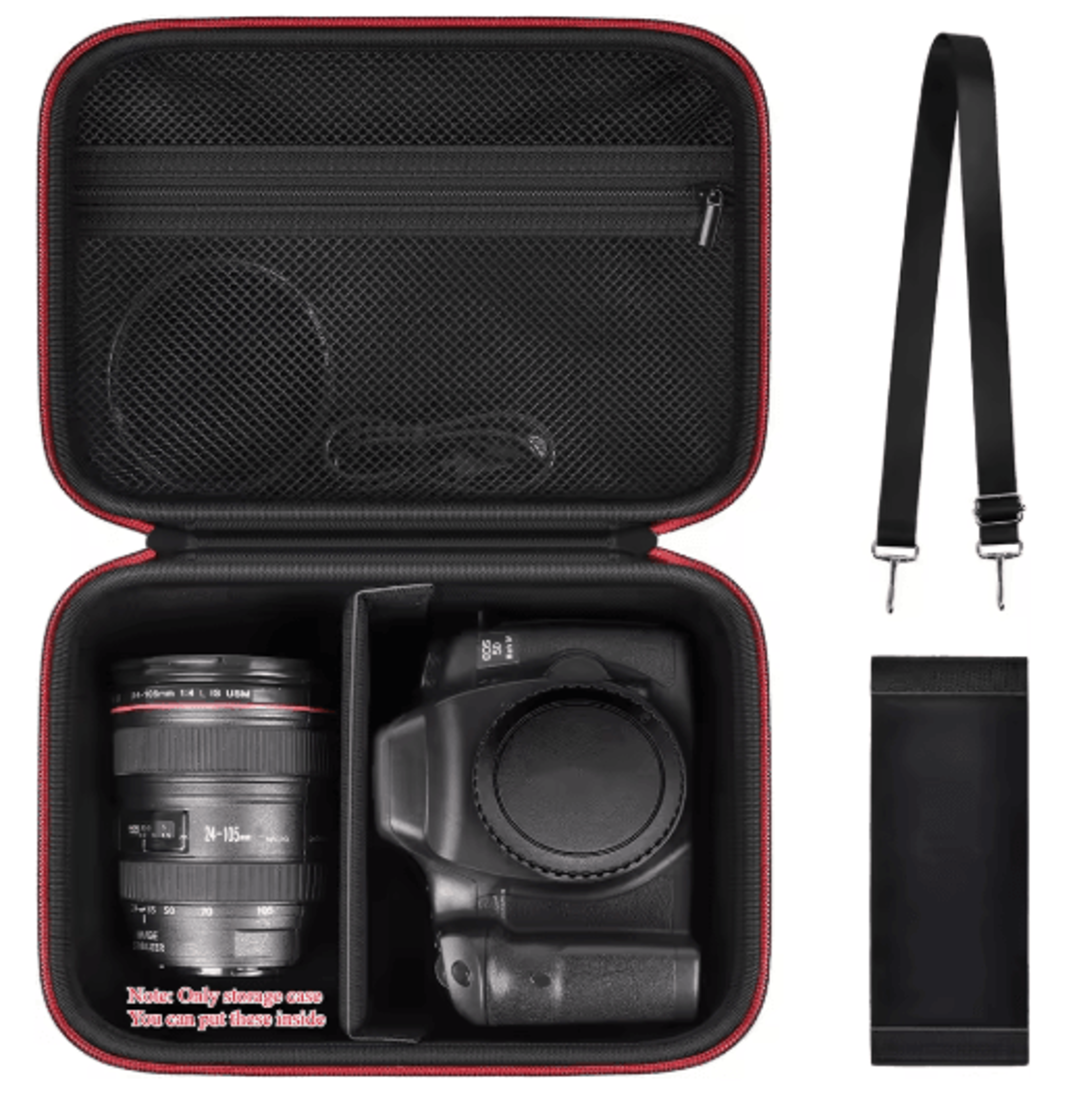 compact crossbody camera case for canon eos r100 & r50