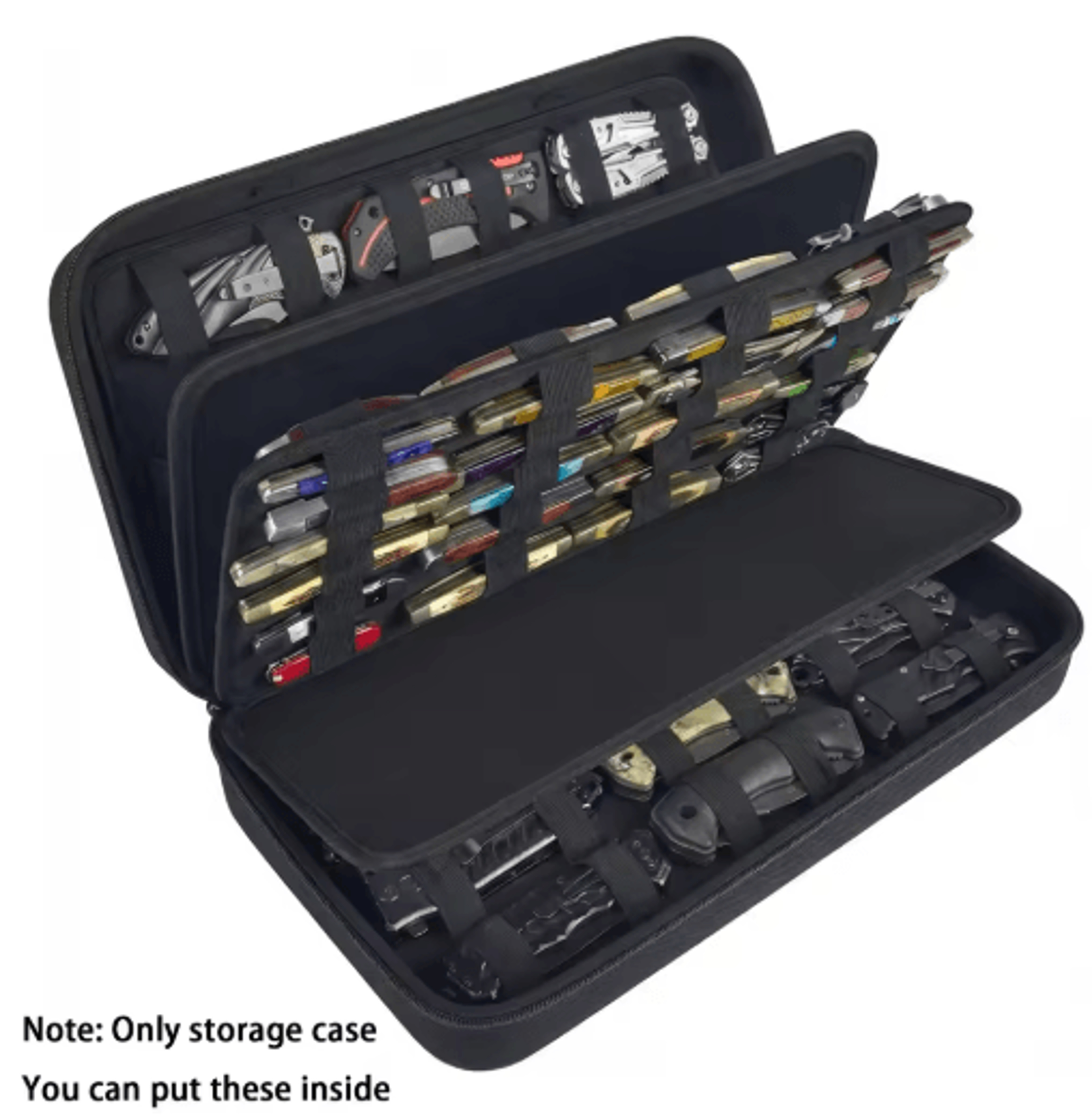 66+ pocket knife display case – folding knife storage organizer & collection pouch