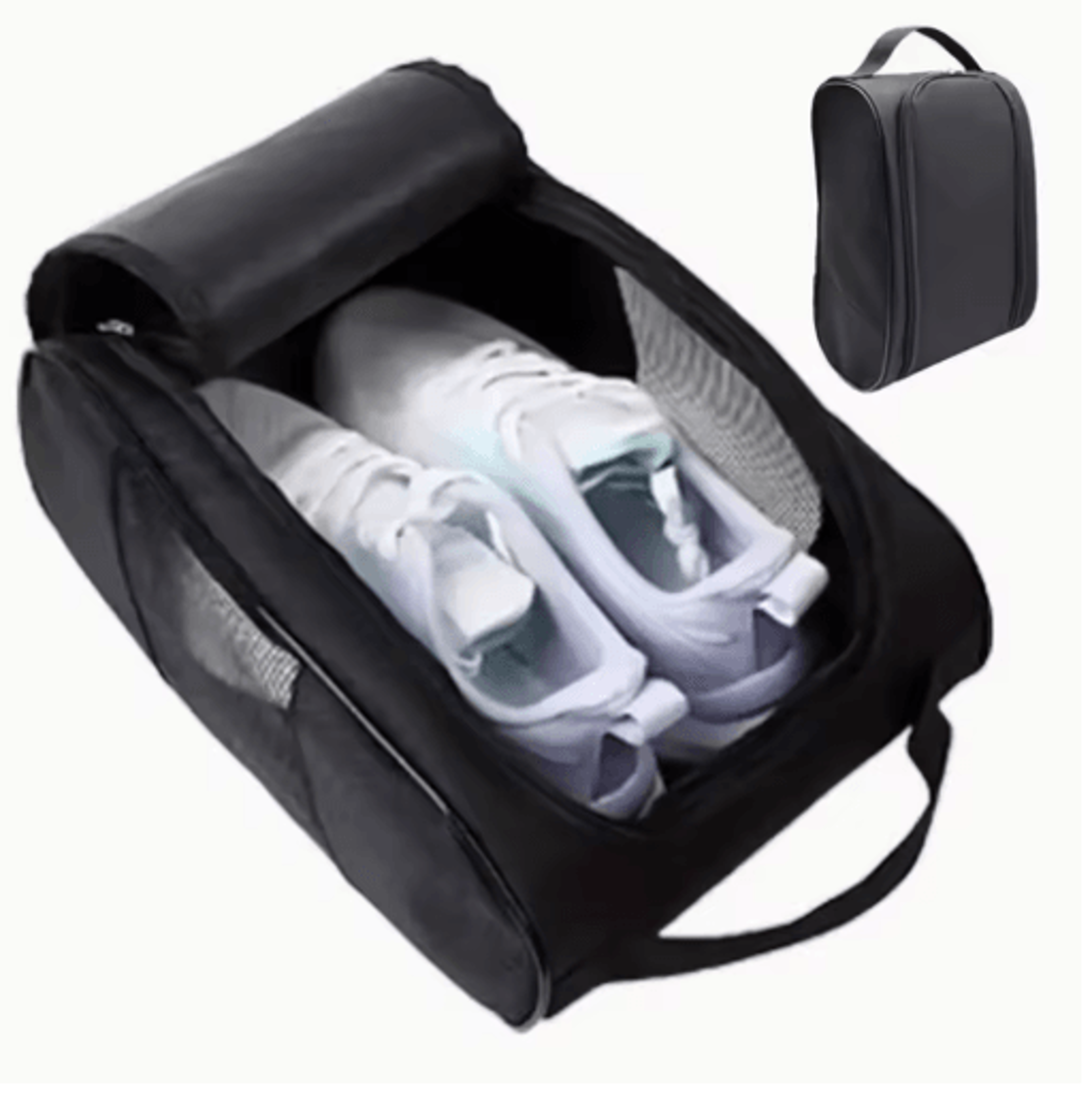 portable golf shoe bag – breathable oxford cloth sports shoe carrier
