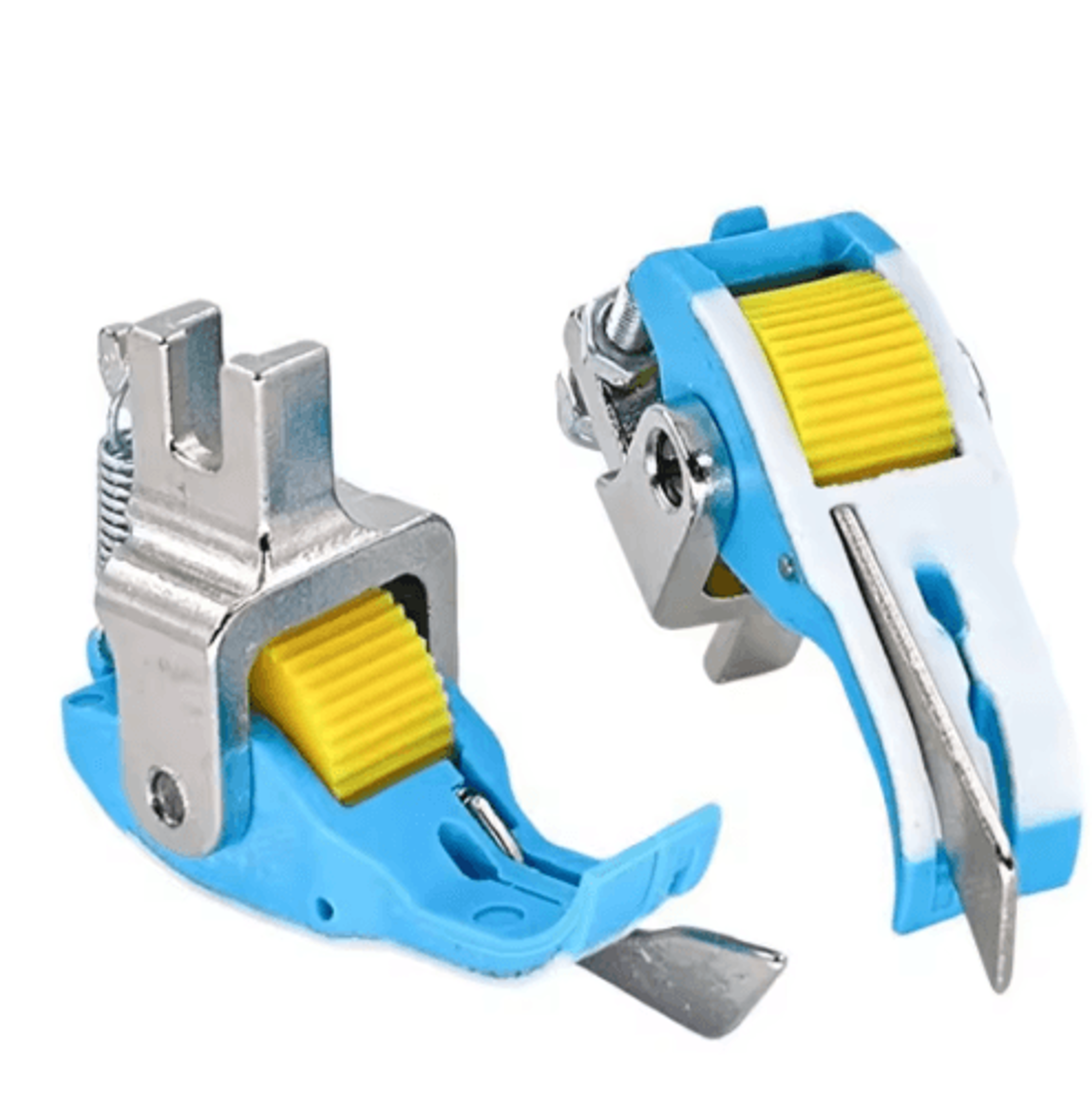 sp-18 right/left roller presser foot – plastic sewing machine accessory