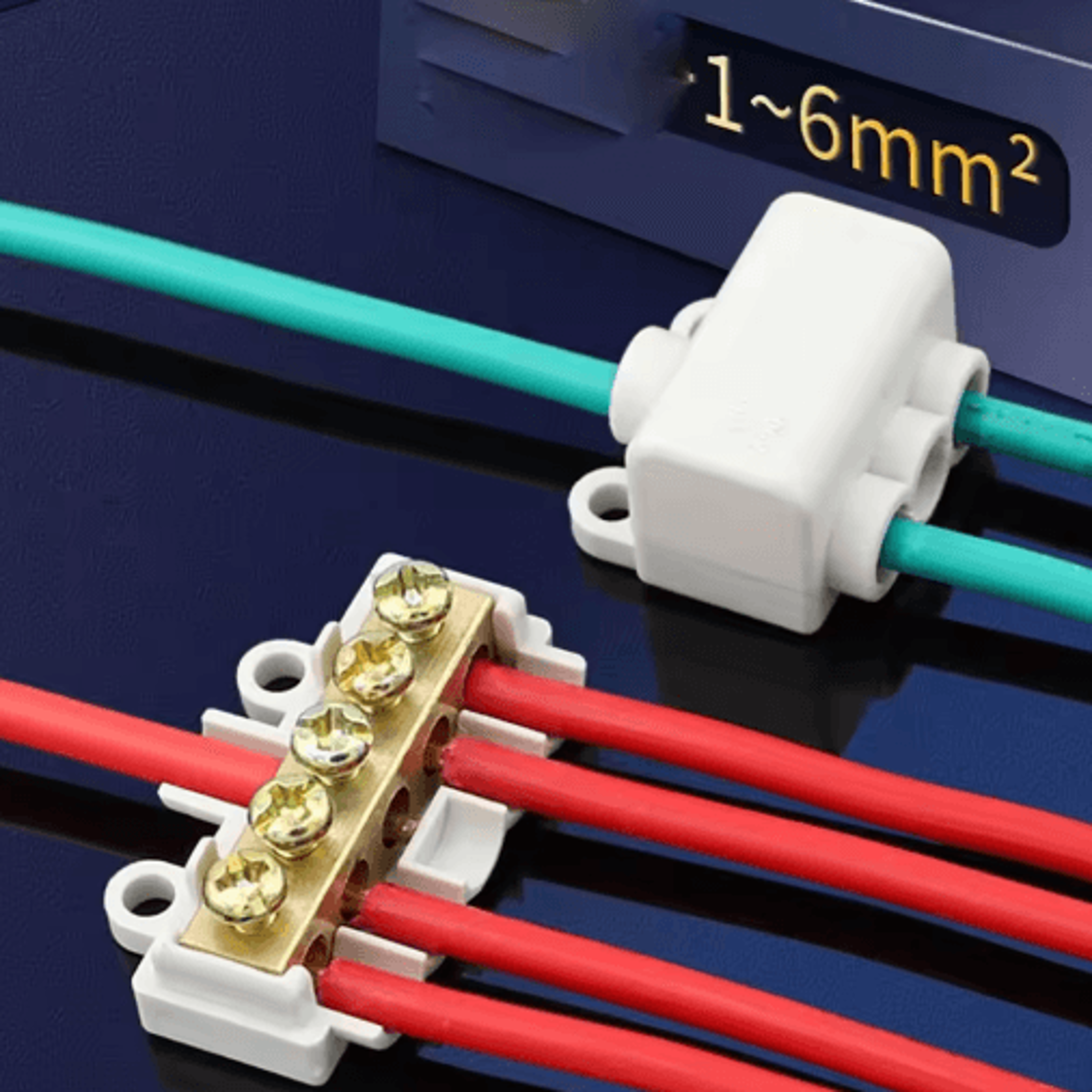 high-power t-type wiring terminal block – zk-m306 zk-m406 cable splitter