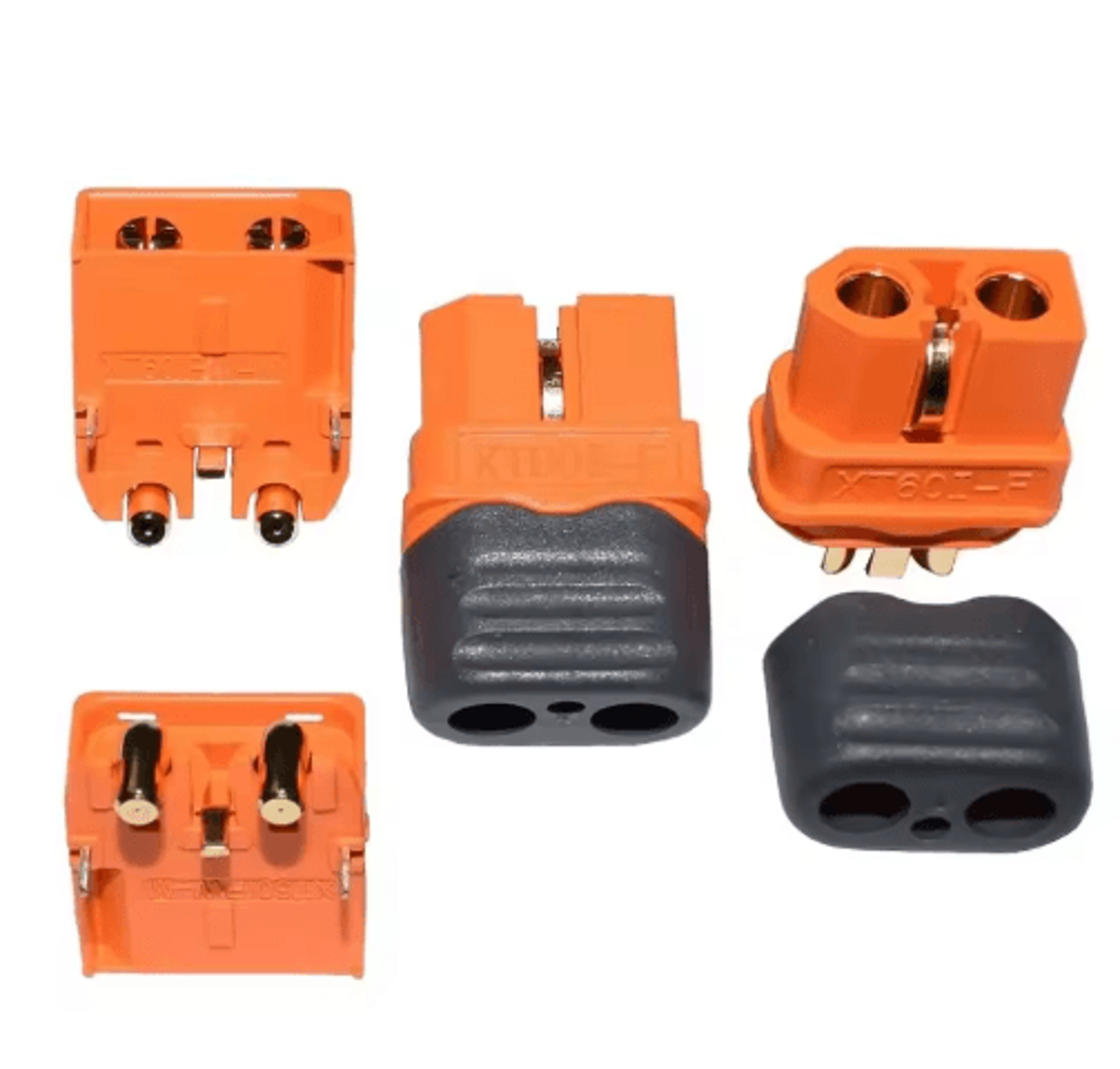xt60i xt60ipw 2+1 connector – male & female plug with signal pin for rc power systems