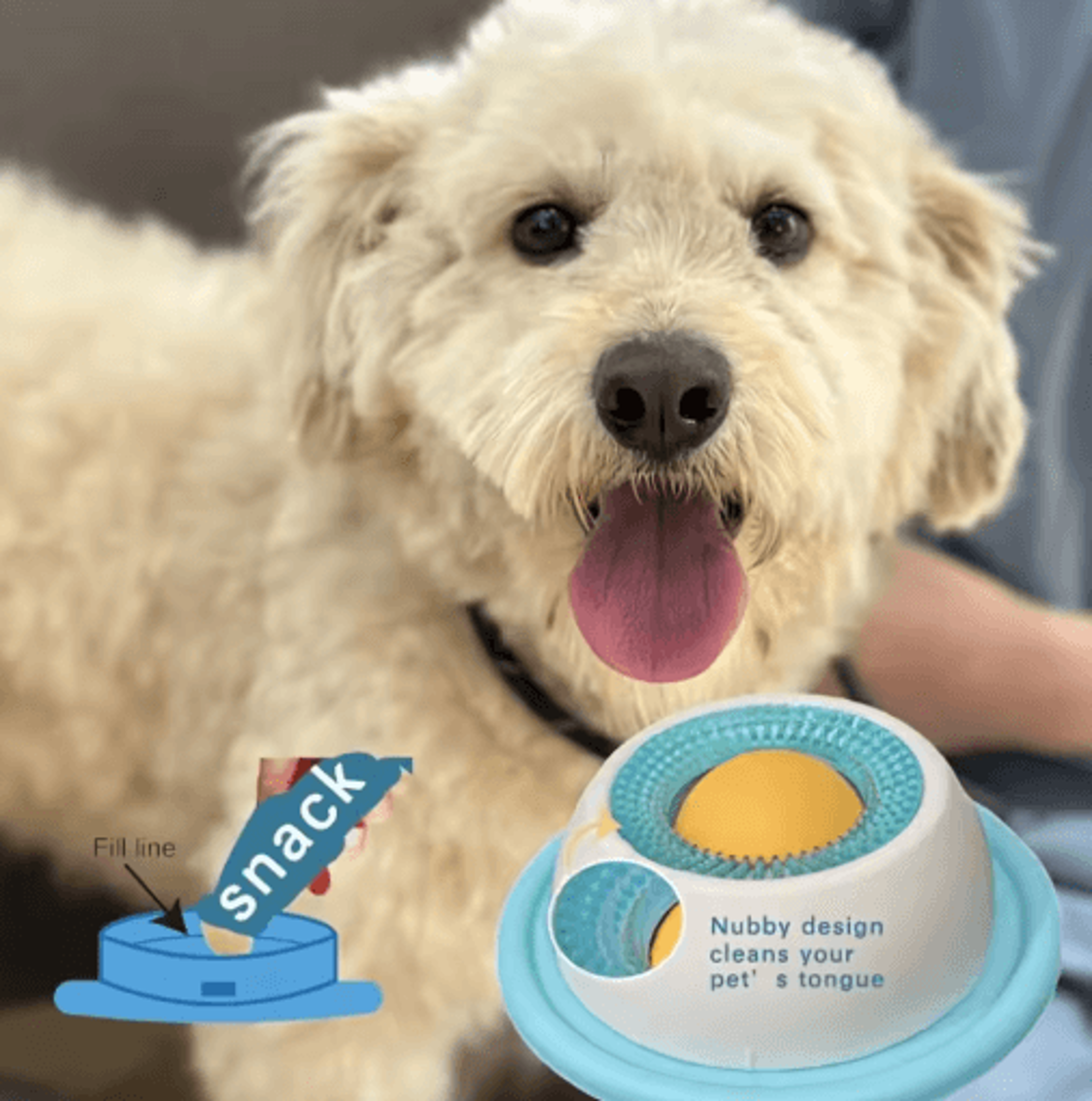 interactive pet lick mat & slow treat plate for dogs and cats